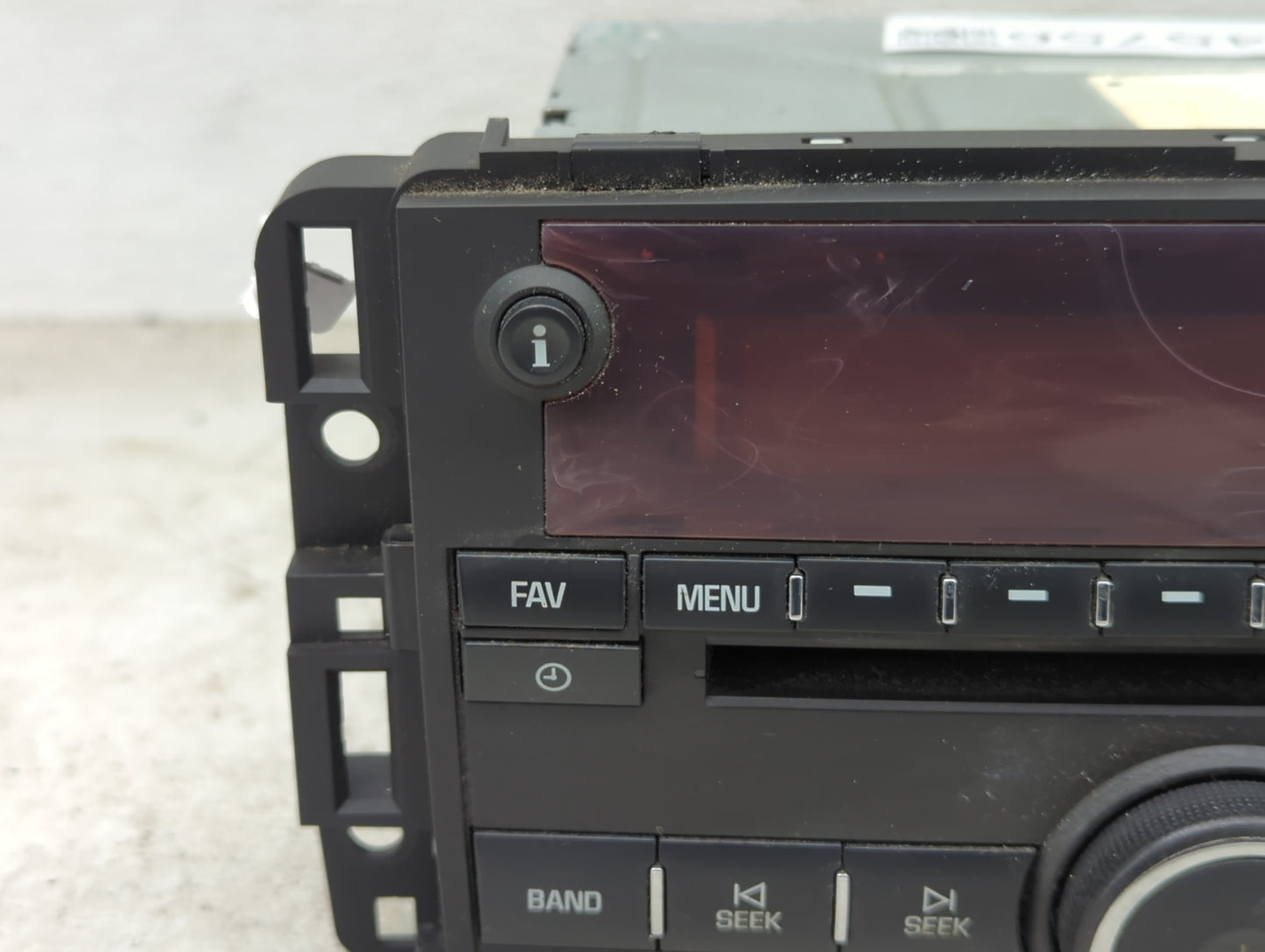 2008 Saturn Sky Radio AM FM Cd Player Receiver Replacement Fits OEM Used Auto Parts - Oemusedautoparts1.com