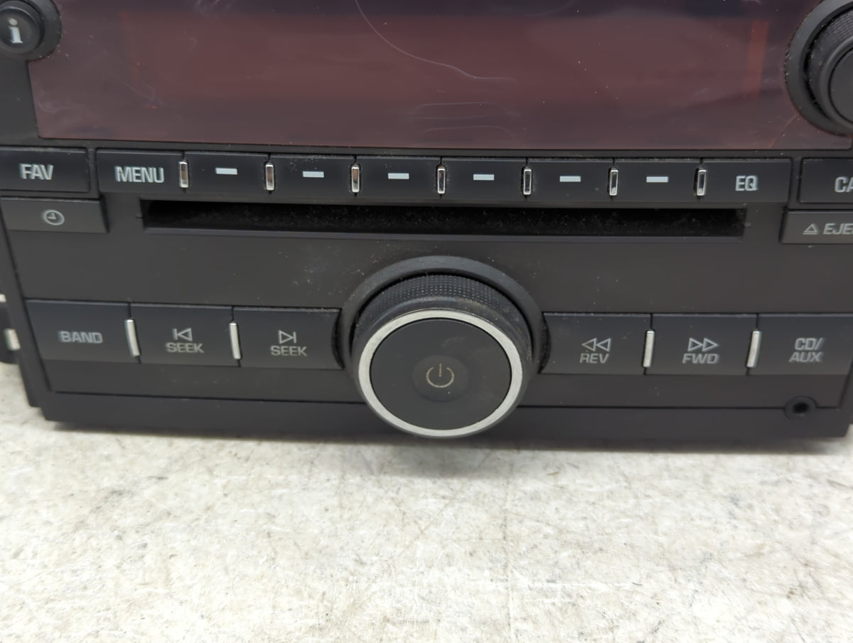 2008 Saturn Sky Radio AM FM Cd Player Receiver Replacement OEM Used Auto Parts - Oemusedautoparts1.com