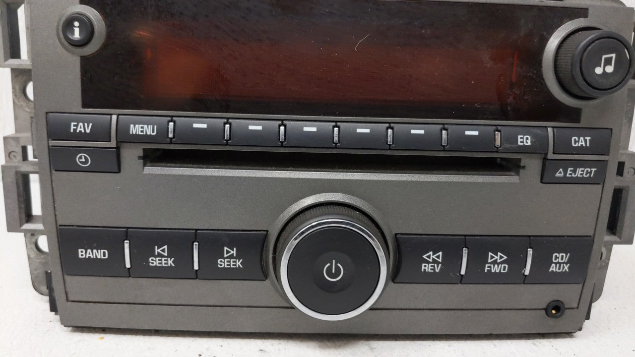 2008 Saturn Vue Radio AM FM Cd Player Receiver Replacement P/N:25875839,25866724,25956992,25956992,25956992,25956992 2595699