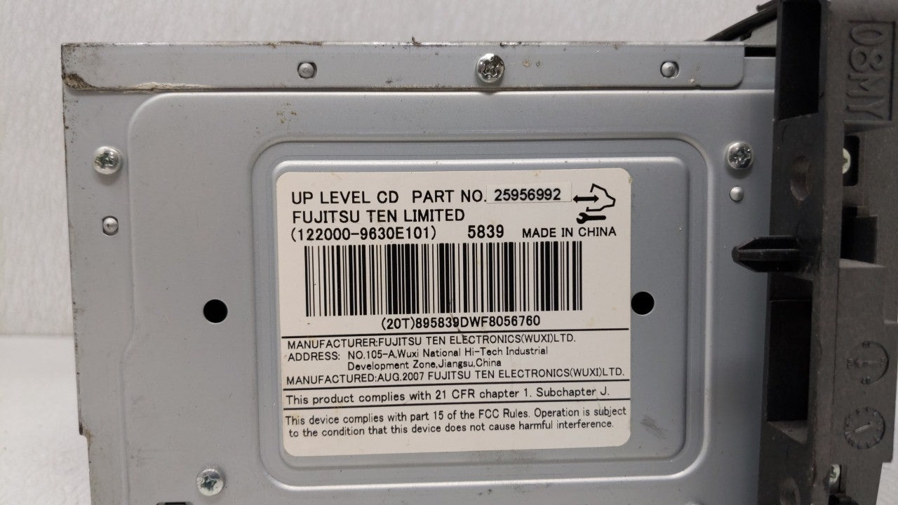 2008 Saturn Vue Radio AM FM Cd Player Receiver Replacement P/N:25875839,25866724,25956992,25956992,25956992,25956992 2595699