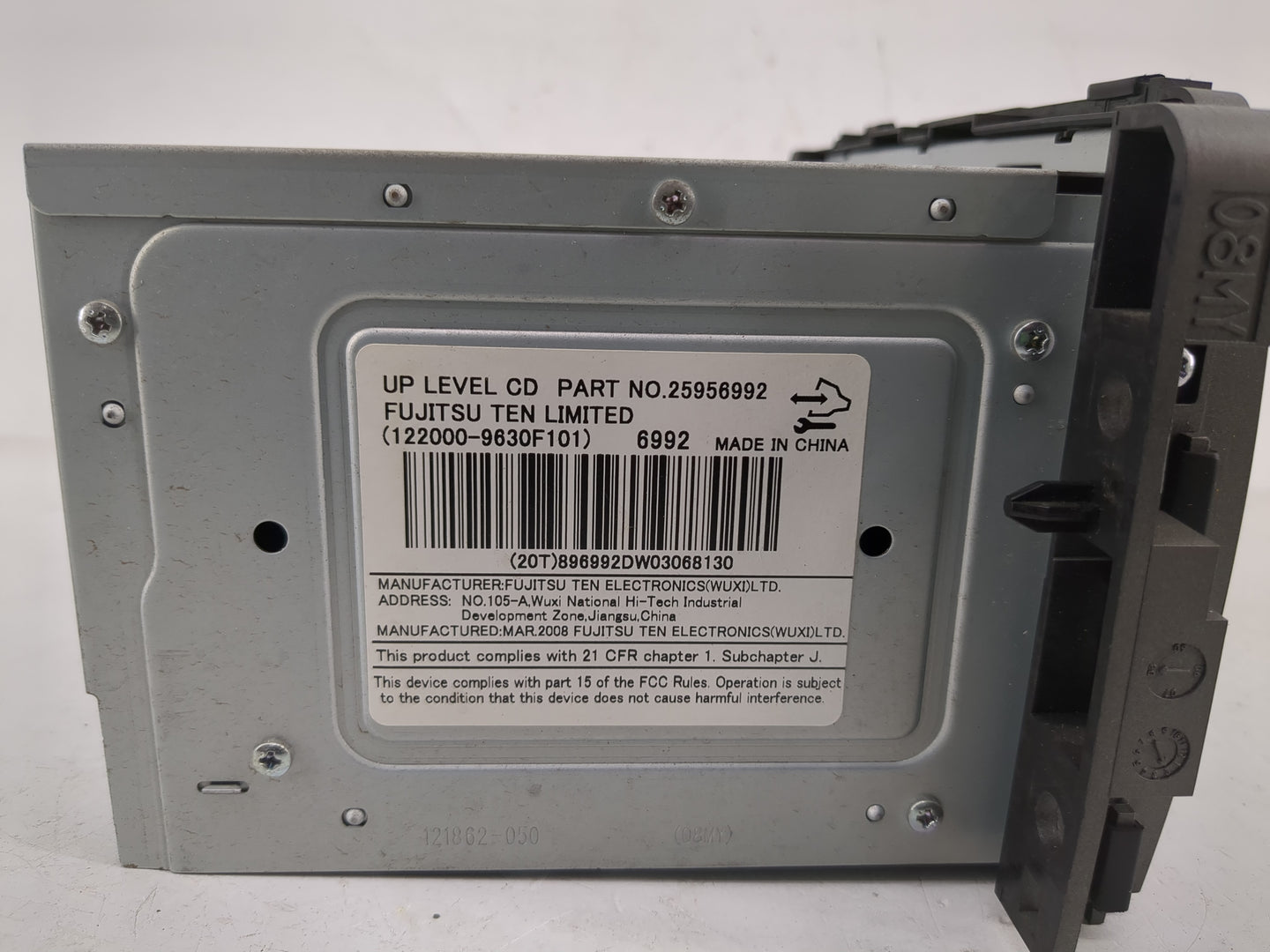 2008 Saturn Vue Radio AM FM Cd Player Receiver Replacement P/N:25866724 25956992 Fits OEM Used Auto Parts - Oemusedautoparts