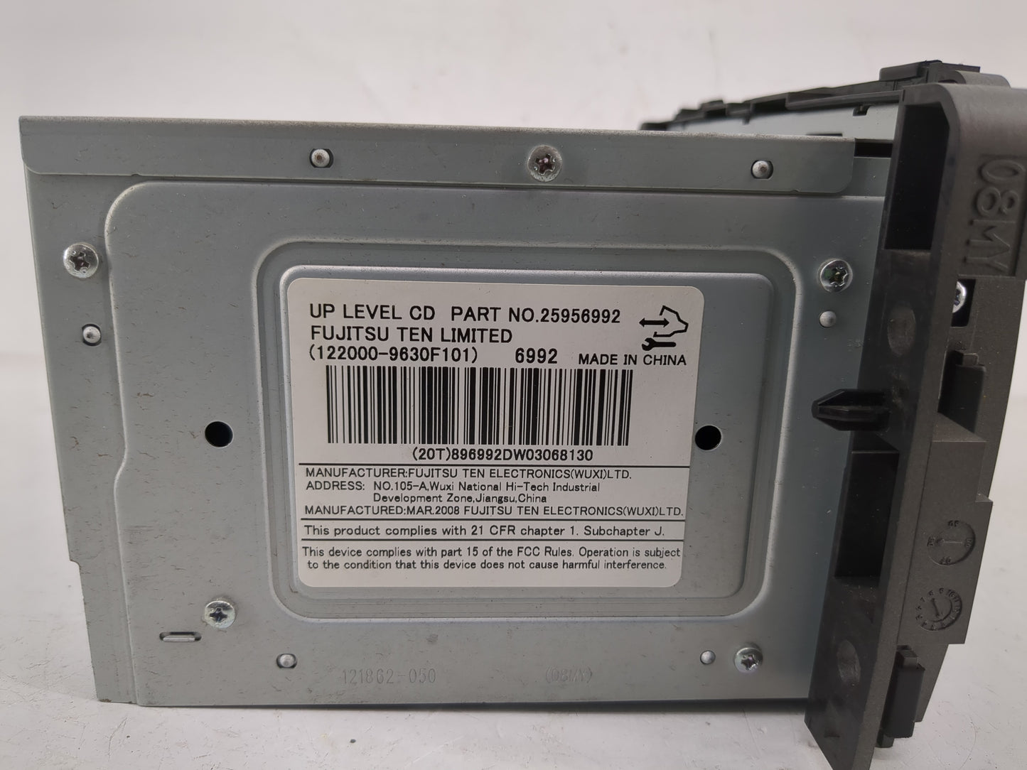 2008 Saturn Vue Radio AM FM Cd Player Receiver Replacement P/N:25866724 25956992 Fits OEM Used Auto Parts - Oemusedautoparts