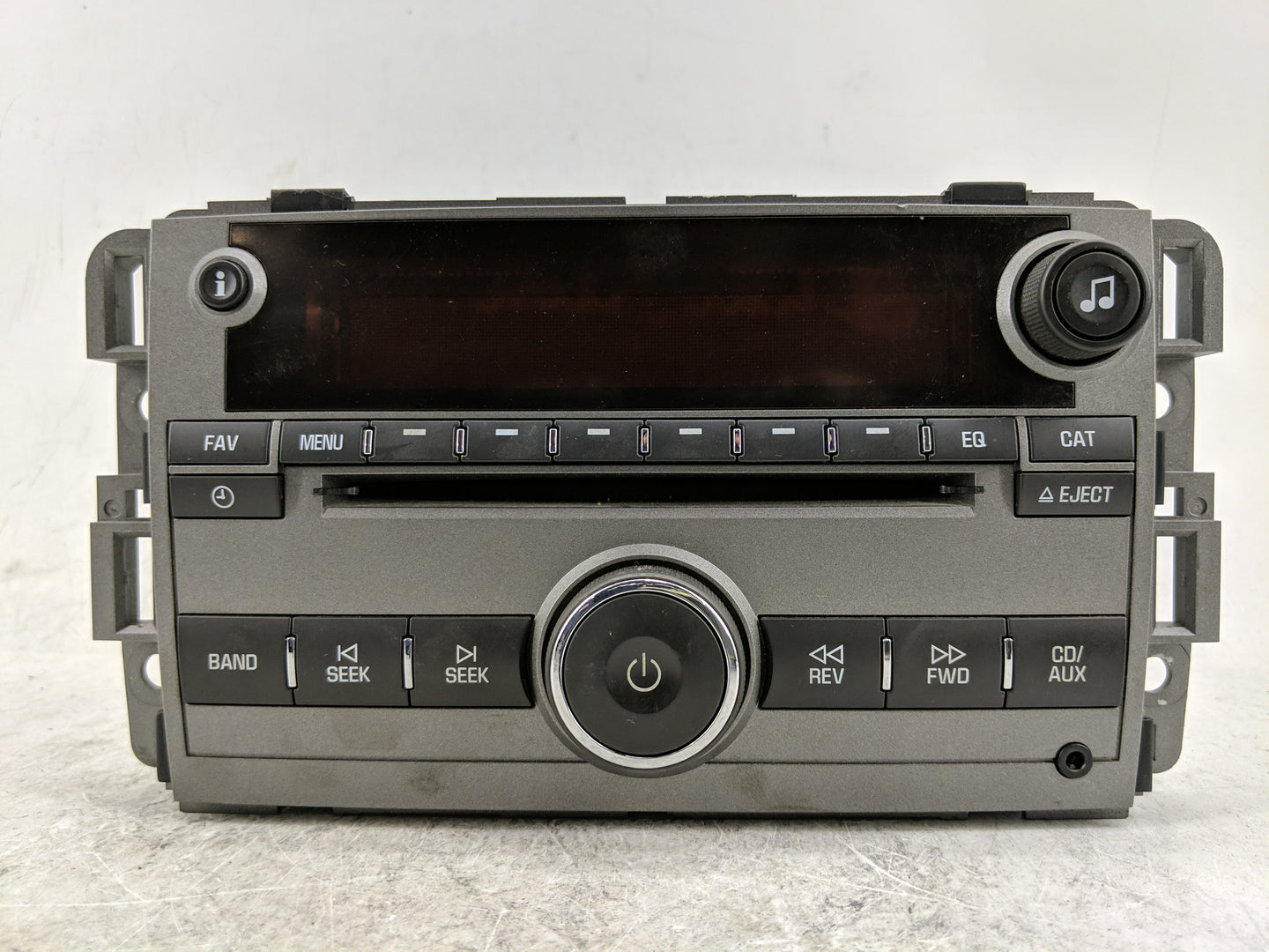 2008-2009 Saturn Vue Radio AM FM Cd Player Receiver Replacement Fits Fits 2008 2009 OEM Used Auto Parts - Oemusedautoparts1.