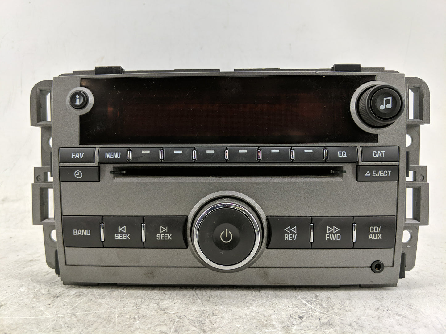 2008-2009 Saturn Vue Radio AM FM Cd Player Receiver Replacement Fits Fits 2008 2009 OEM Used Auto Parts - Oemusedautoparts1.