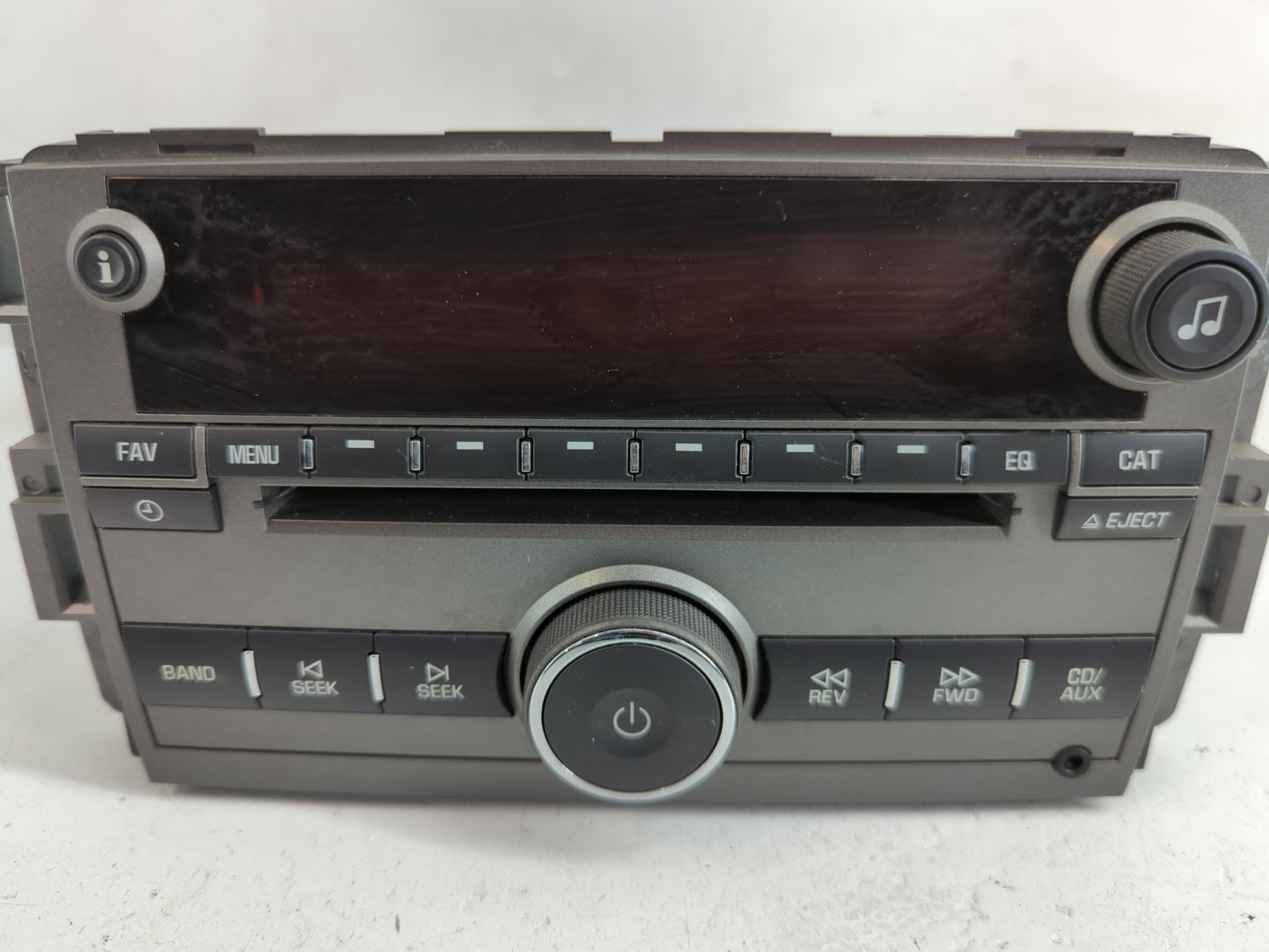 2008 Saturn Vue Radio AM FM Cd Player Receiver Replacement P/N:25866724 25956992 Fits OEM Used Auto Parts - Oemusedautoparts