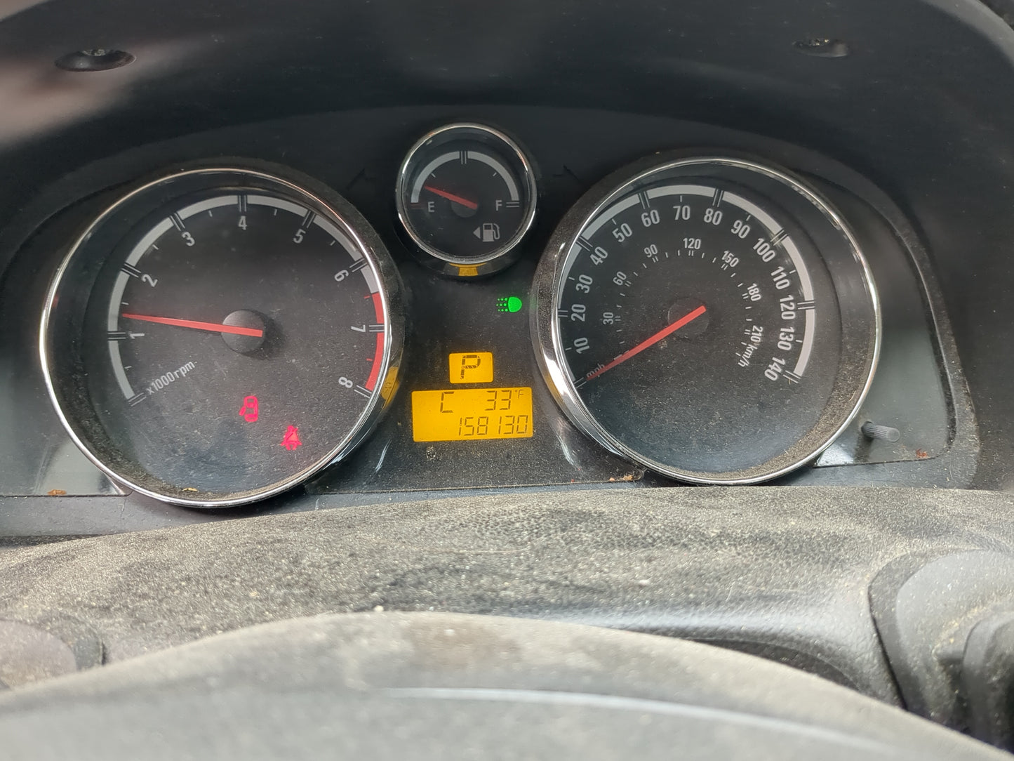 2008-2009 Saturn Vue Instrument Cluster Speedometer Gauges Miles:158K Fits Fits 2008 2009 OEM Used Auto Parts - Oemusedautop