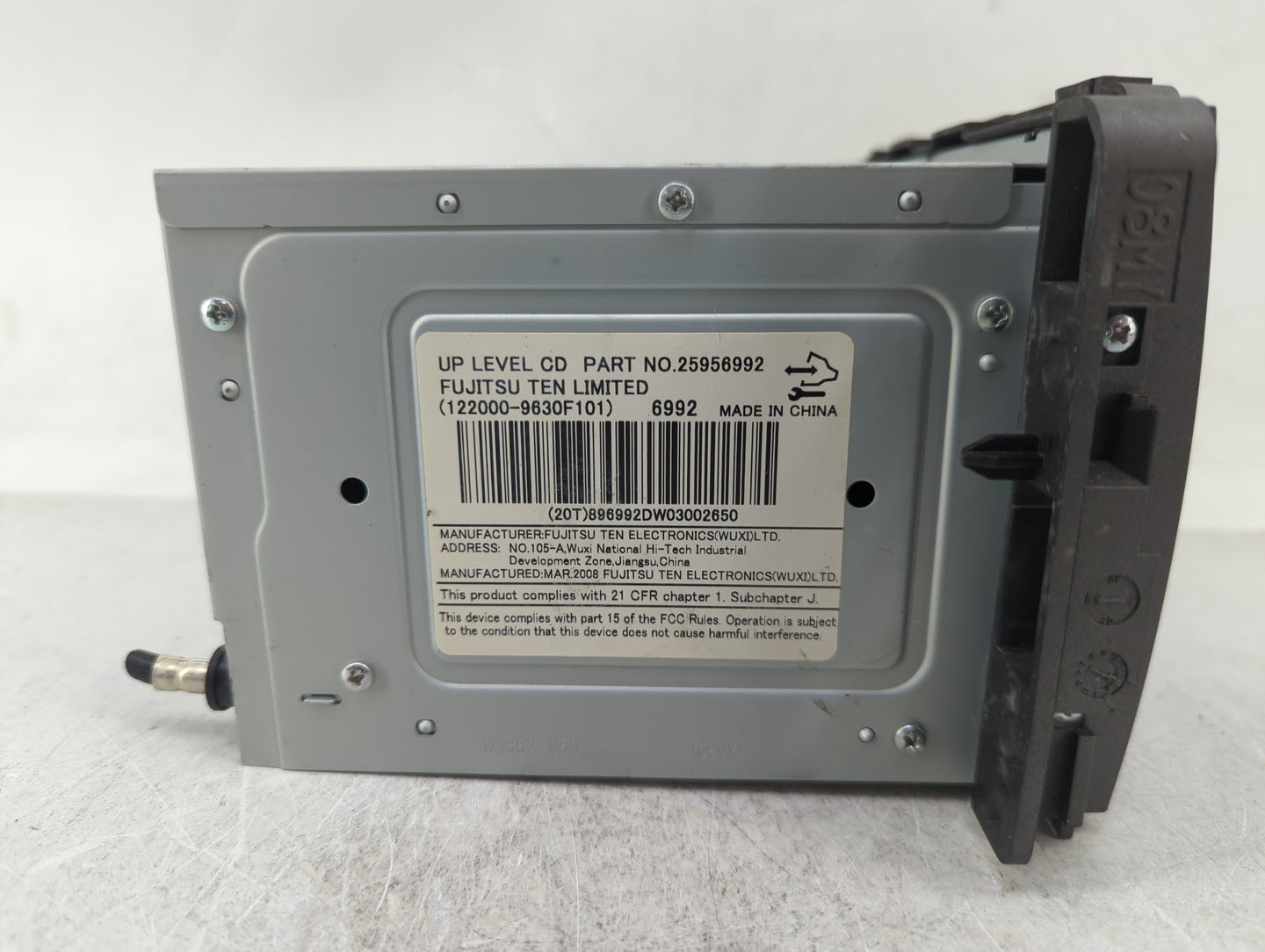 2008 Saturn Vue Radio AM FM Cd Player Receiver Replacement P/N:25956992 Fits OEM Used Auto Parts - Oemusedautoparts1.com