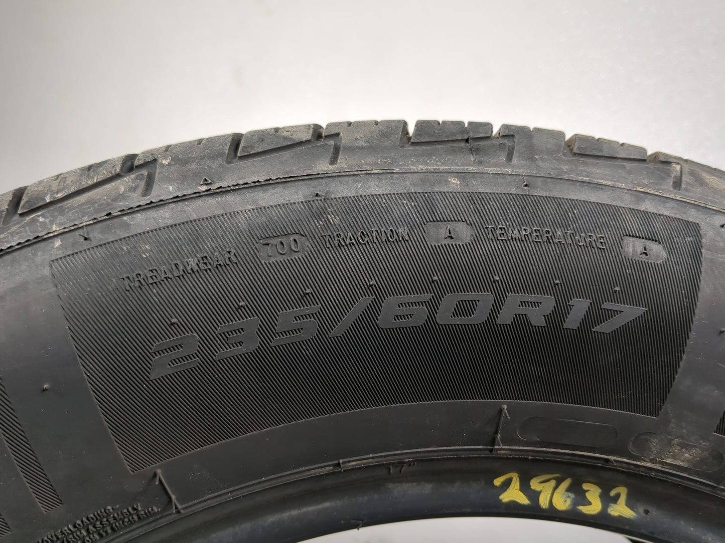 Used Tire 235/60R17 MASTERCRAFT COURSER QUEST 102H - Tread Depth 8/32 - Oemusedautoparts1.com