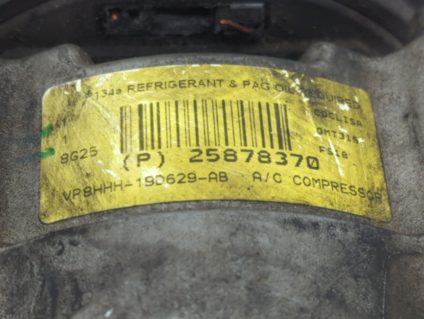 2008-2009 Saturn Vue Air Conditioning A/c Ac Compressor Oem - Oemusedautoparts1.com