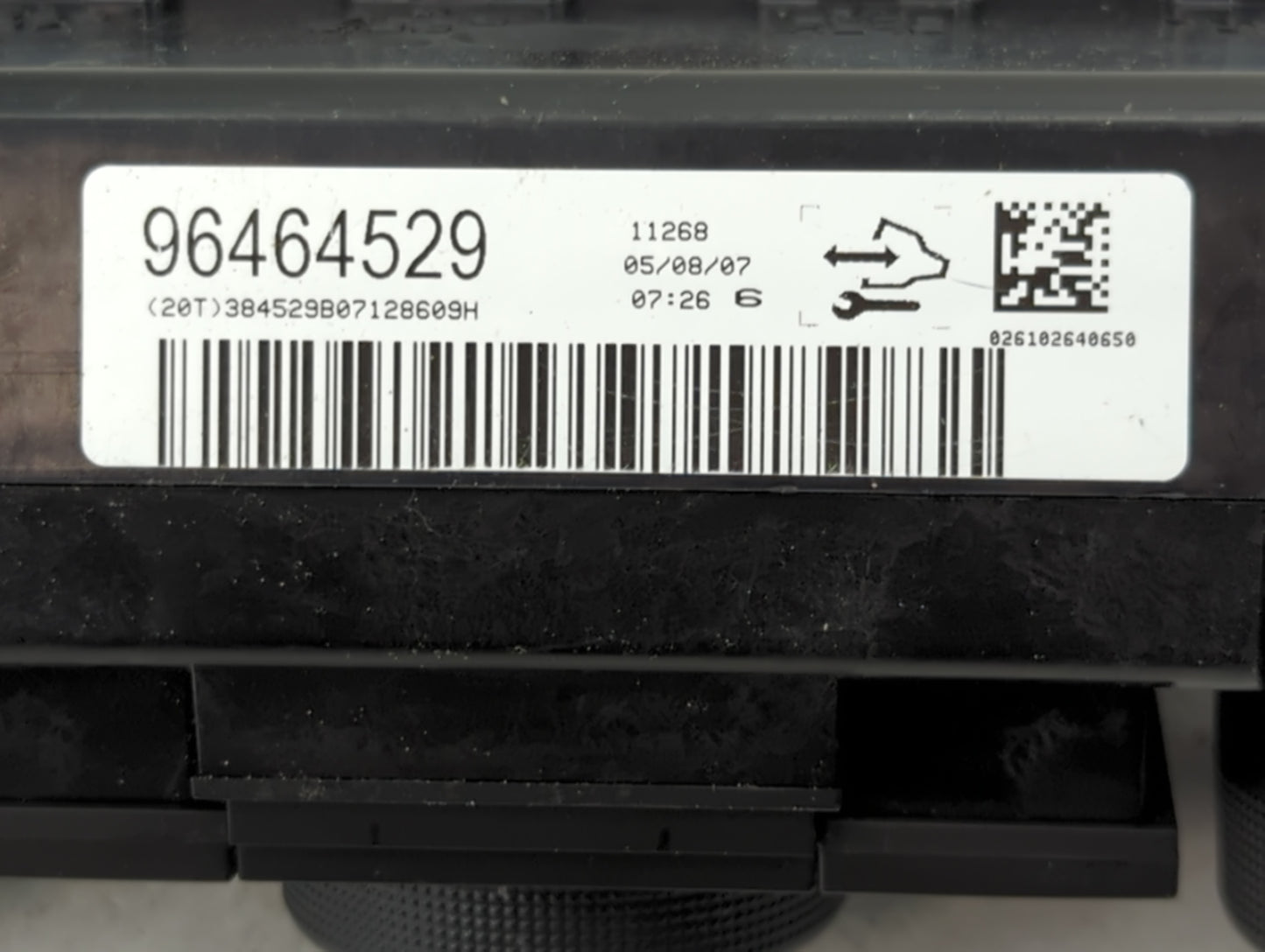 2008-2010 Saturn Vue Climate Control Module Temperature AC/Heater Replacement P/N:96464529 Fits Fits 2008 2009 2010 OEM Used