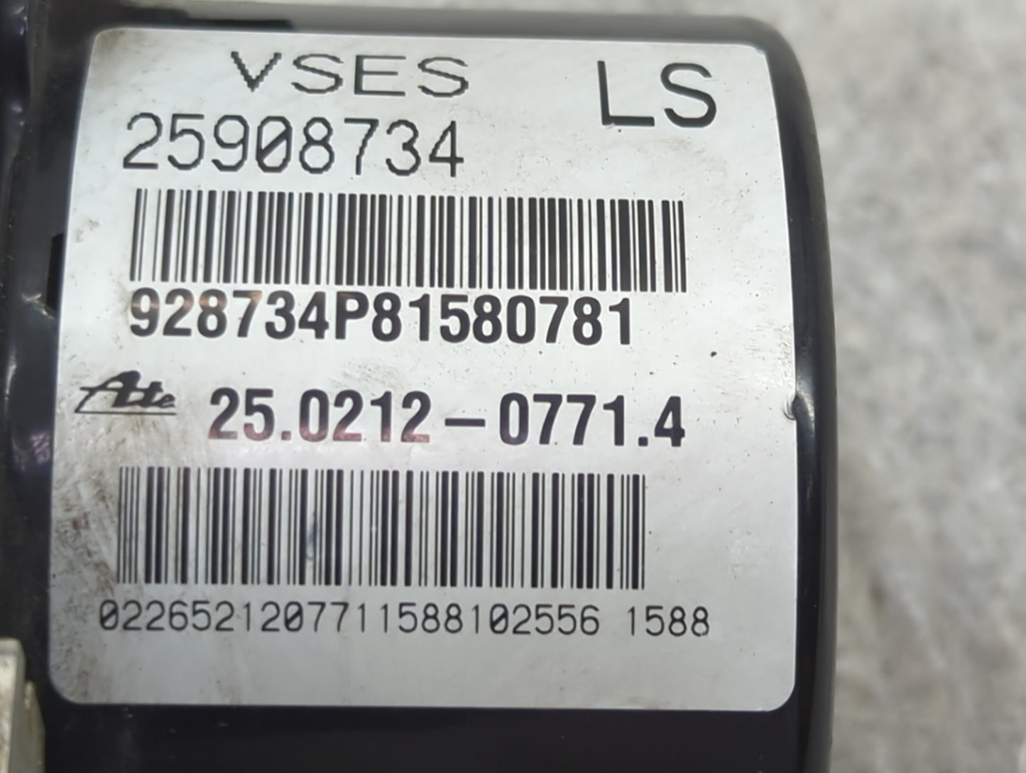 2008 Saturn Vue ABS Pump Control Module Replacement P/N:25908734 25.0212-0771.4, 928734P81580781, 25913856, 00.0405-460C.3 F