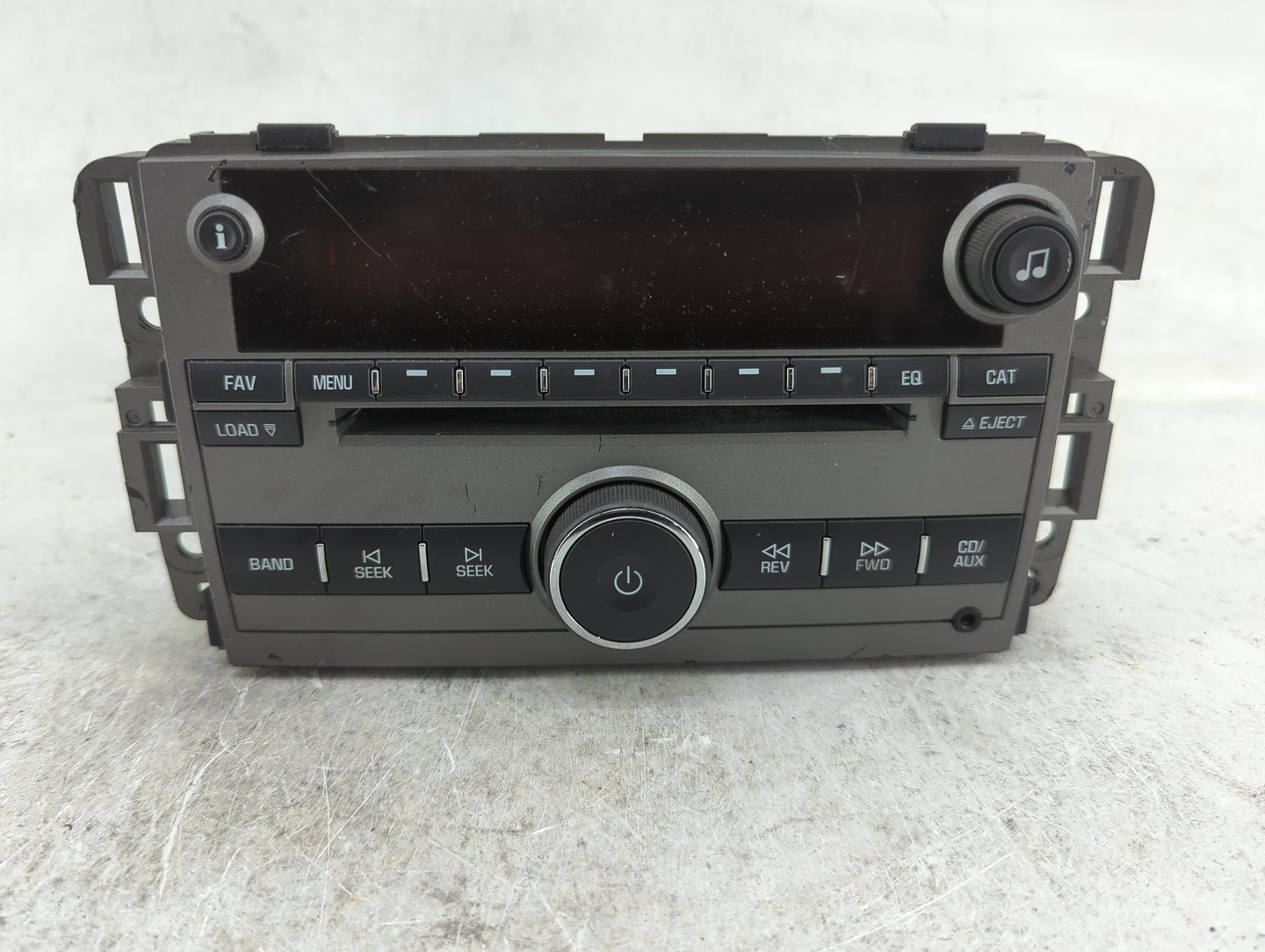 2008 Saturn Vue Radio AM FM Cd Player Receiver Replacement P/N:07A08006E14CJ 121852-049, 121852-051 Fits OEM Used Auto Parts