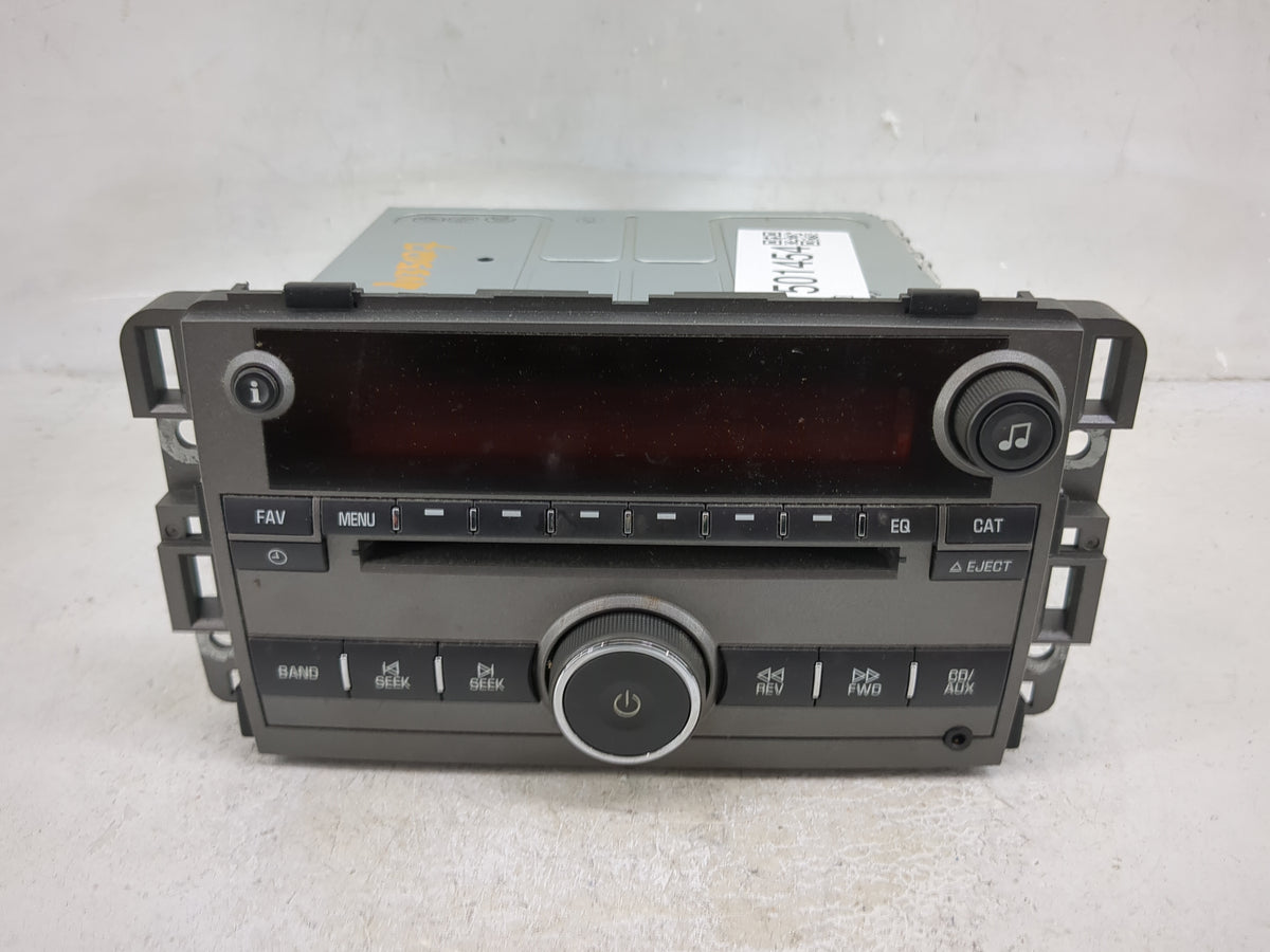 2008 Saturn Vue Radio AM FM Cd Player Receiver Replacement P/N:25866724 122000-96302101 Fits OEM Used Auto Parts - Oemusedau