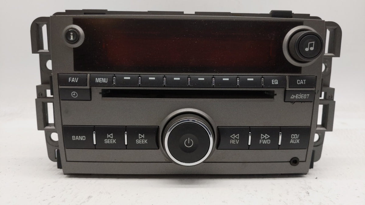 2008 Saturn Vue Radio AM FM Cd Player Receiver Replacement P/N:25956992 25866724, 25875839 OEM Used Auto Parts - Oemusedauto