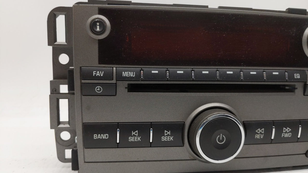 2008 Saturn Vue Radio AM FM Cd Player Receiver Replacement P/N:25956992 25866724, 25875839 OEM Used Auto Parts - Oemusedauto