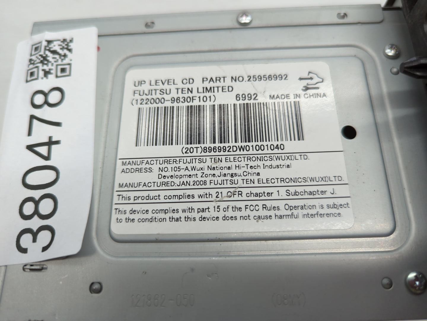 2008-2008 Saturn Vue Am Fm Cd Player Radio Receiver - Oemusedautoparts1.com