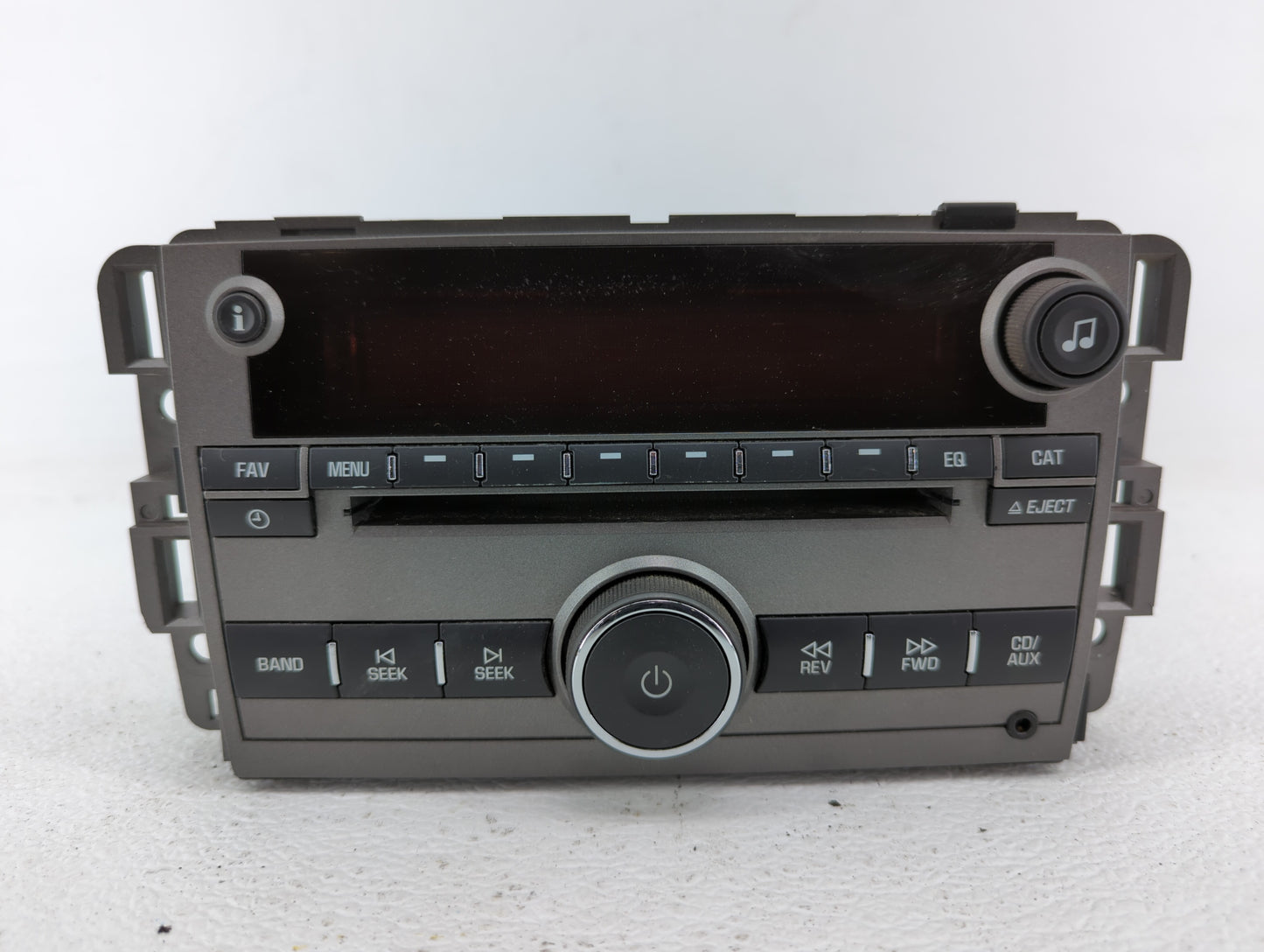 2008 Saturn Vue Radio AM FM Cd Player Receiver Replacement P/N:20790697 25866724, 25956992, 25875839 Fits OEM Used Auto Part