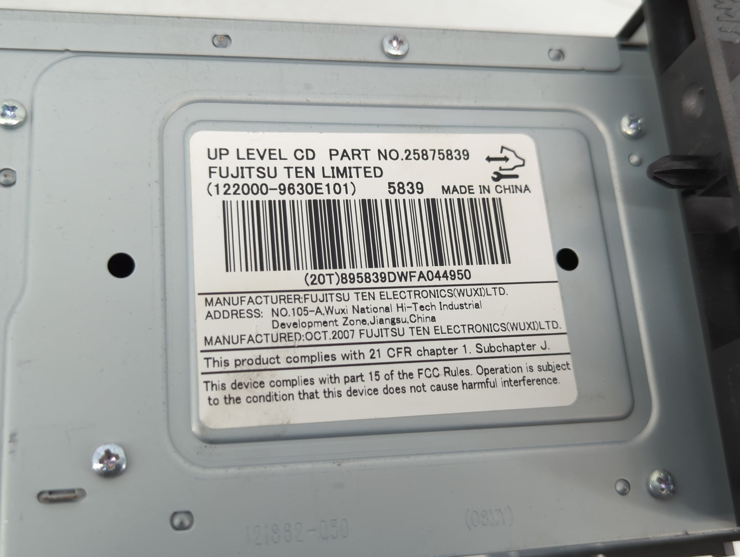 2008-2008 Saturn Vue Am Fm Cd Player Radio Receiver - Oemusedautoparts1.com