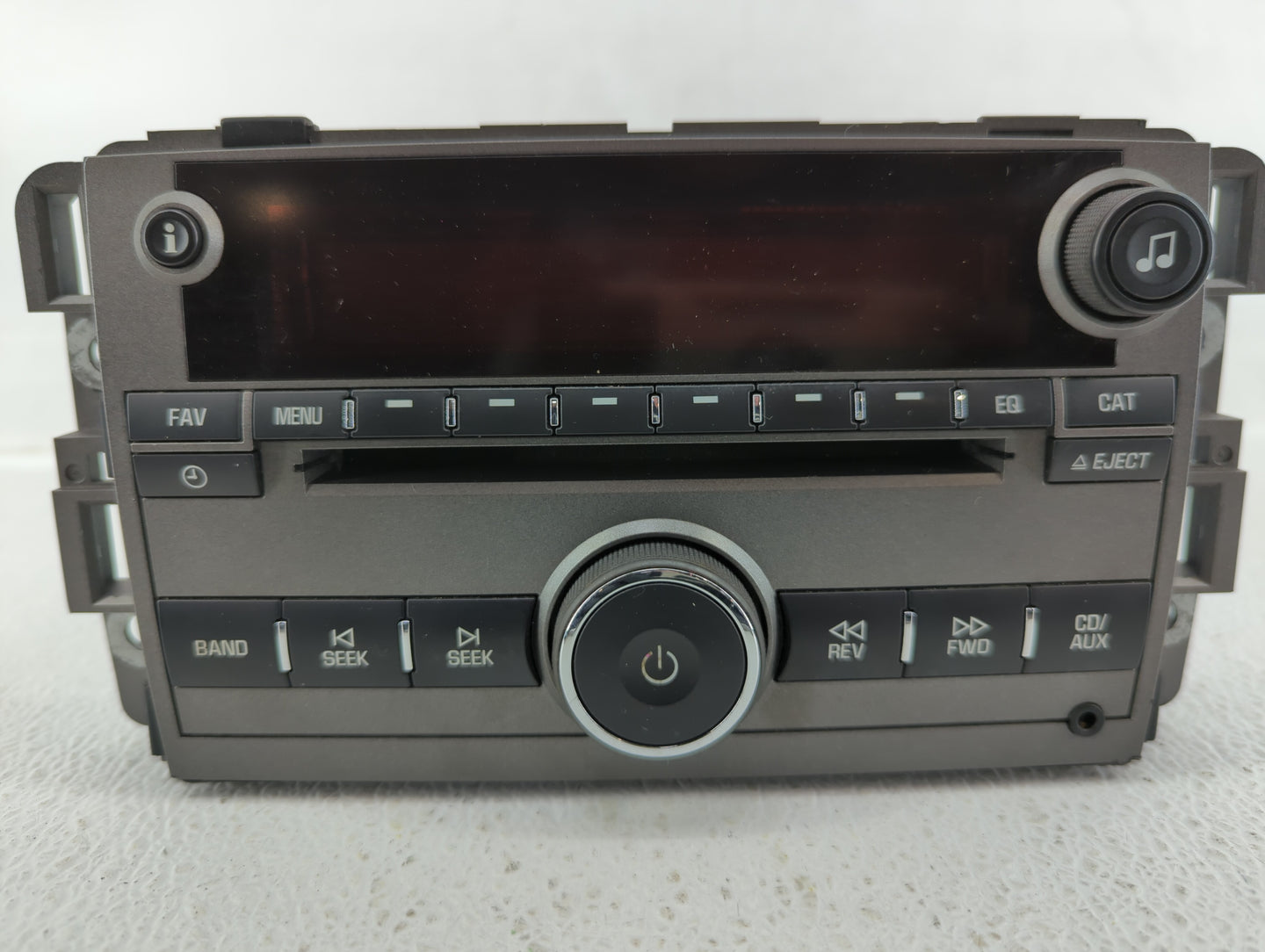 2008 Saturn Vue Radio AM FM Cd Player Receiver Replacement P/N:25866724 20790697, 25956992, 25875839 Fits OEM Used Auto Part