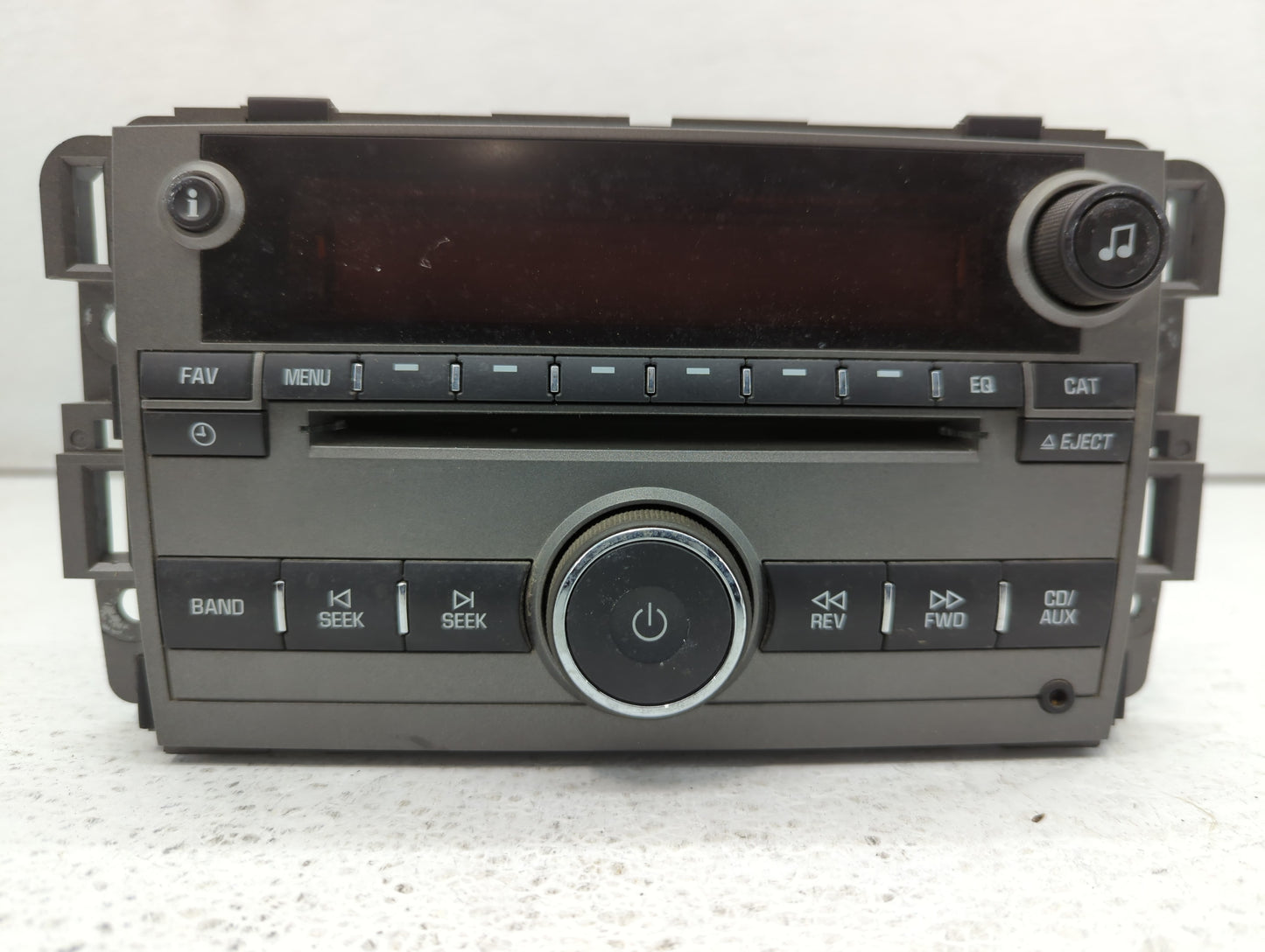 2008 Saturn Vue Radio AM FM Cd Player Receiver Replacement P/N:25956992 Fits OEM Used Auto Parts - Oemusedautoparts1.com