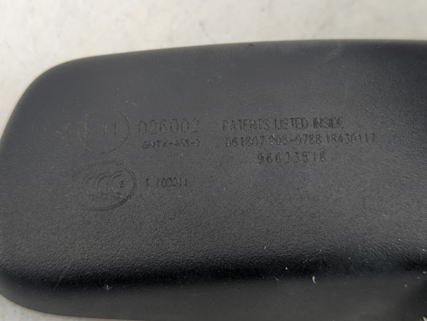 2008 Saturn Vue Interior Rear View Mirror Replacement OEM P/N:96603516 E11026002 Fits OEM Used Auto Parts - Oemusedautoparts