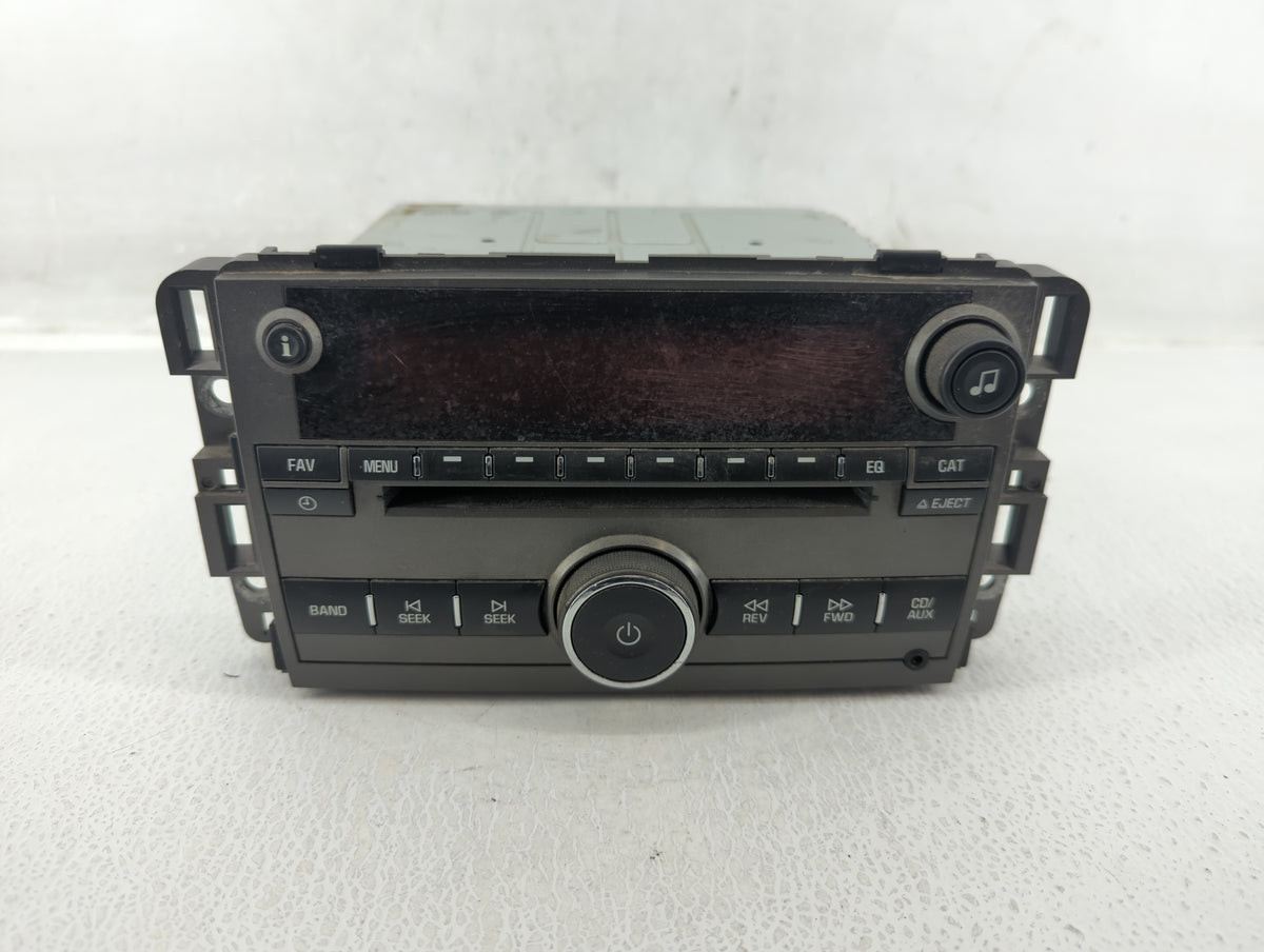 2008 Saturn Vue Radio AM FM Cd Player Receiver Replacement P/N:25866724 OEM Used Auto Parts - Oemusedautoparts1.com