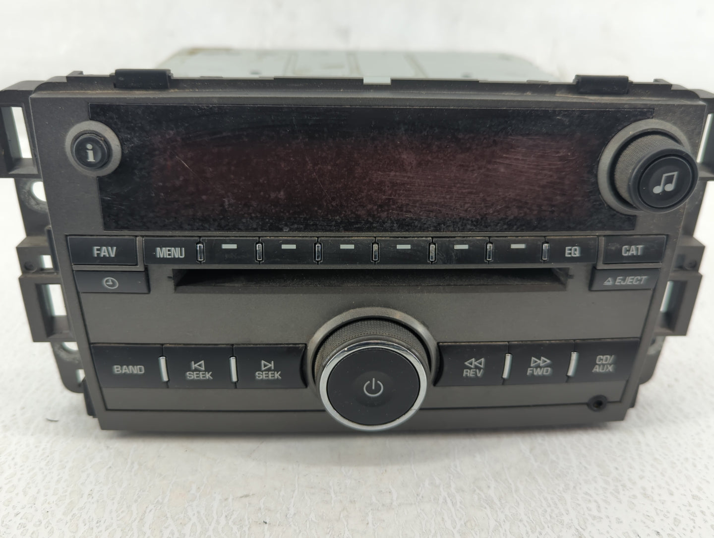 2008 Saturn Vue Radio AM FM Cd Player Receiver Replacement P/N:25866724 Fits OEM Used Auto Parts - Oemusedautoparts1.com