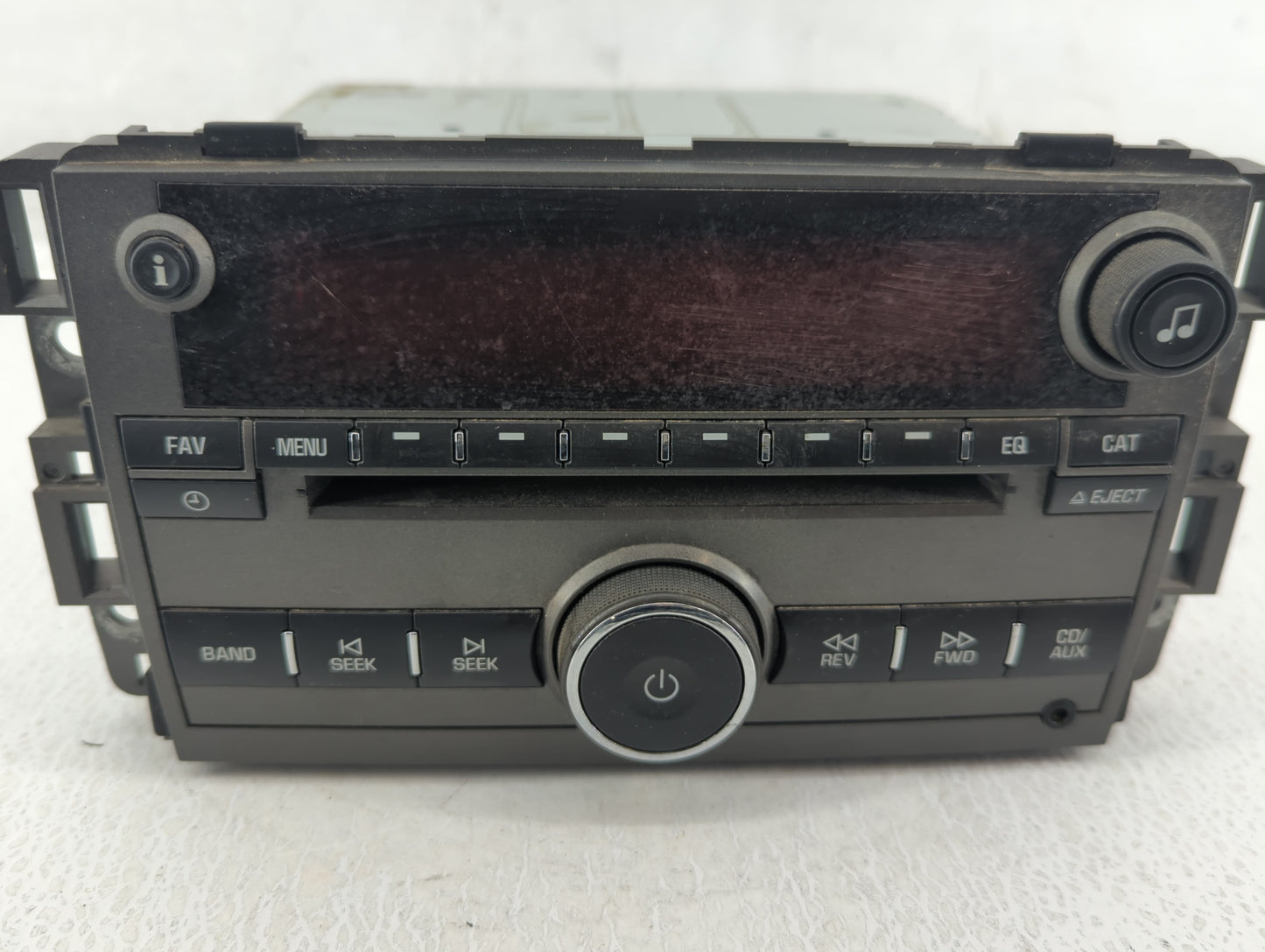 2008 Saturn Vue Radio AM FM Cd Player Receiver Replacement P/N:25866724 Fits OEM Used Auto Parts - Oemusedautoparts1.com