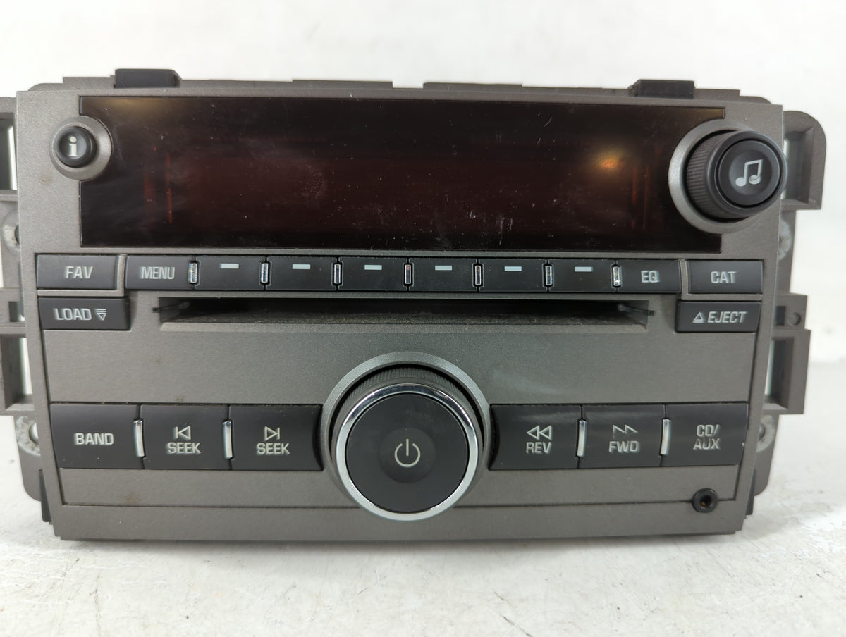 2008 Saturn Vue Radio AM FM Cd Player Receiver Replacement P/N:25875840 Fits OEM Used Auto Parts - Oemusedautoparts1.com