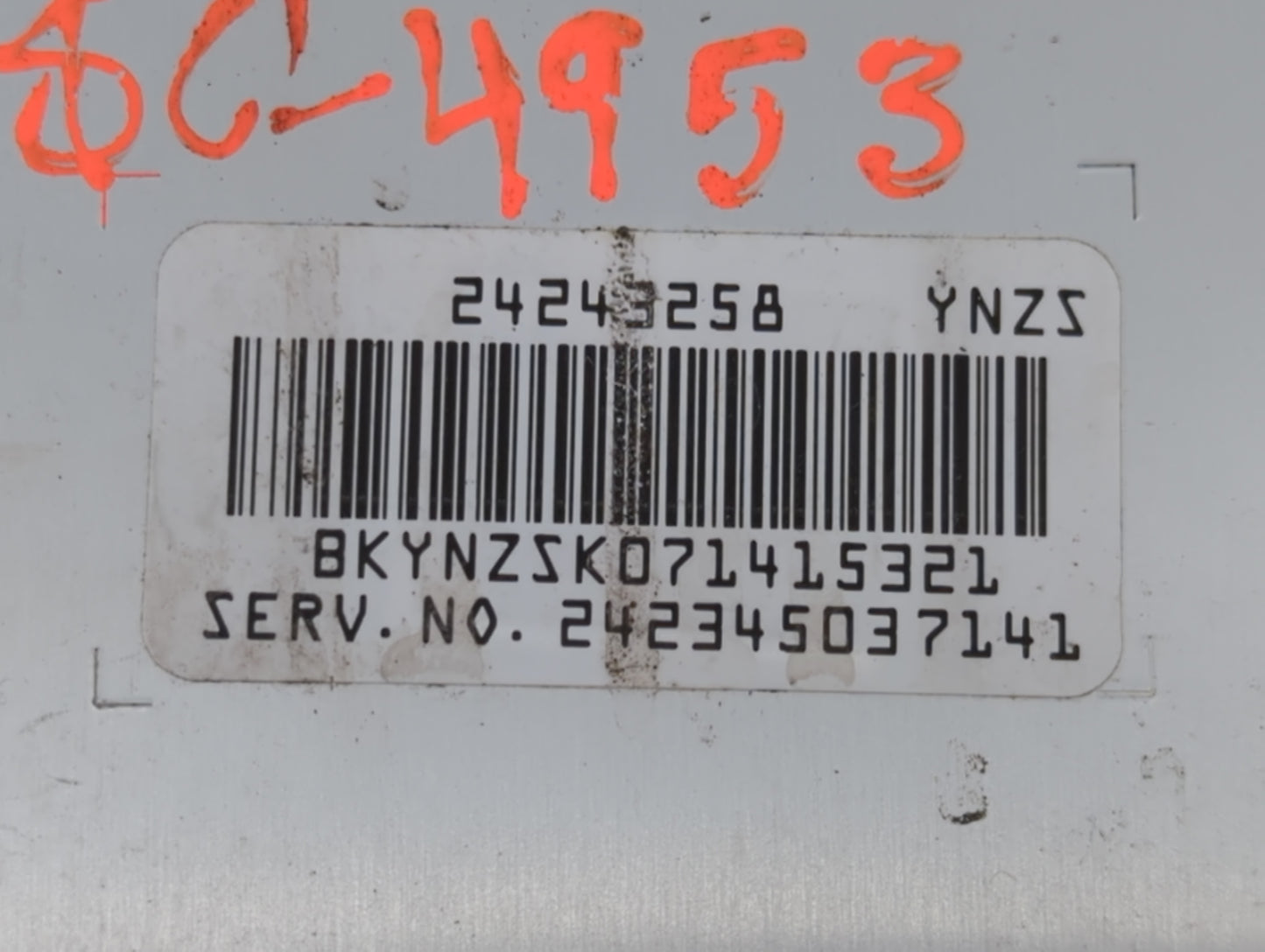 2007-2010 Saturn Vue Transmission Control Module Tcu Tcm 24243258 - Oemusedautoparts1.com