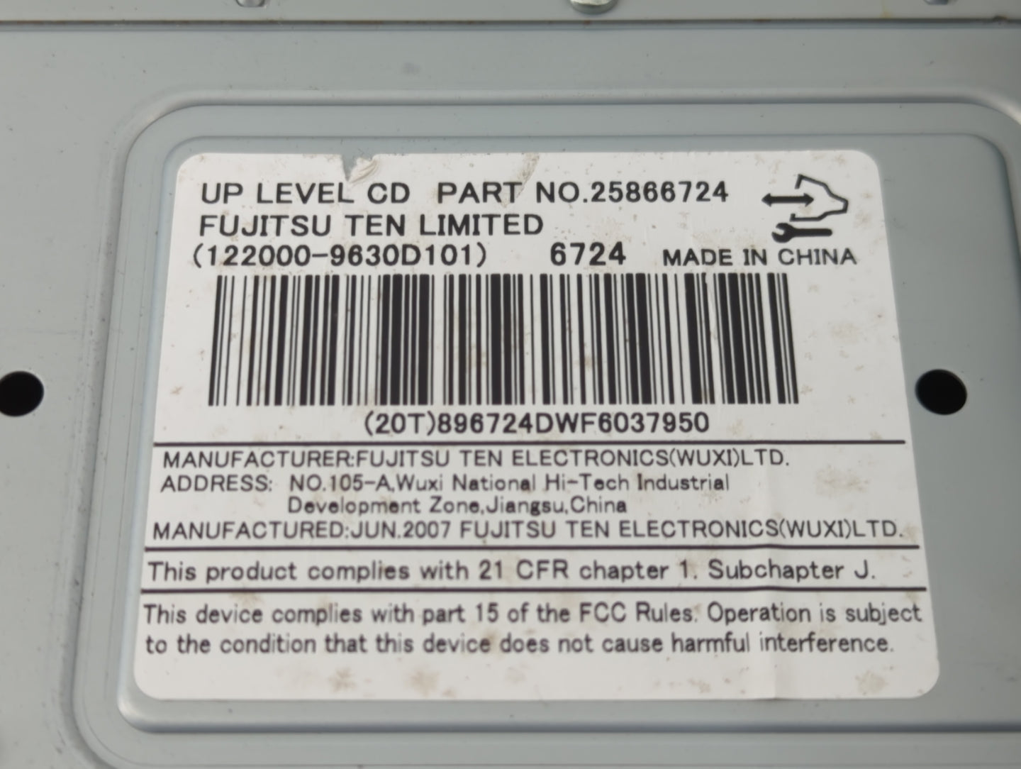 2008-2008 Saturn Vue Radio Control Panel - Oemusedautoparts1.com