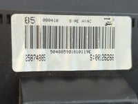 2008 Saturn Vue Instrument Cluster Speedometer Gauges P/N:5048859B1 071222, 25874885 Miles: Fits OEM Used Auto Parts - Oemus
