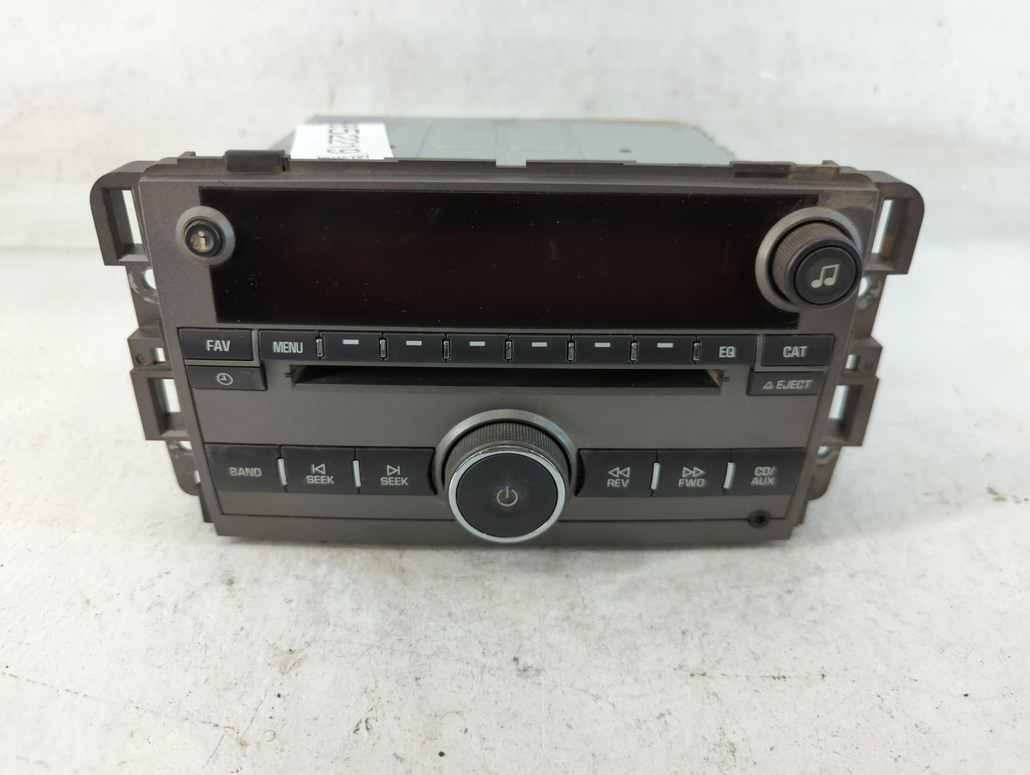 2008 Saturn Vue Radio AM FM Cd Player Receiver Replacement P/N:25866724 Fits OEM Used Auto Parts - Oemusedautoparts1.com