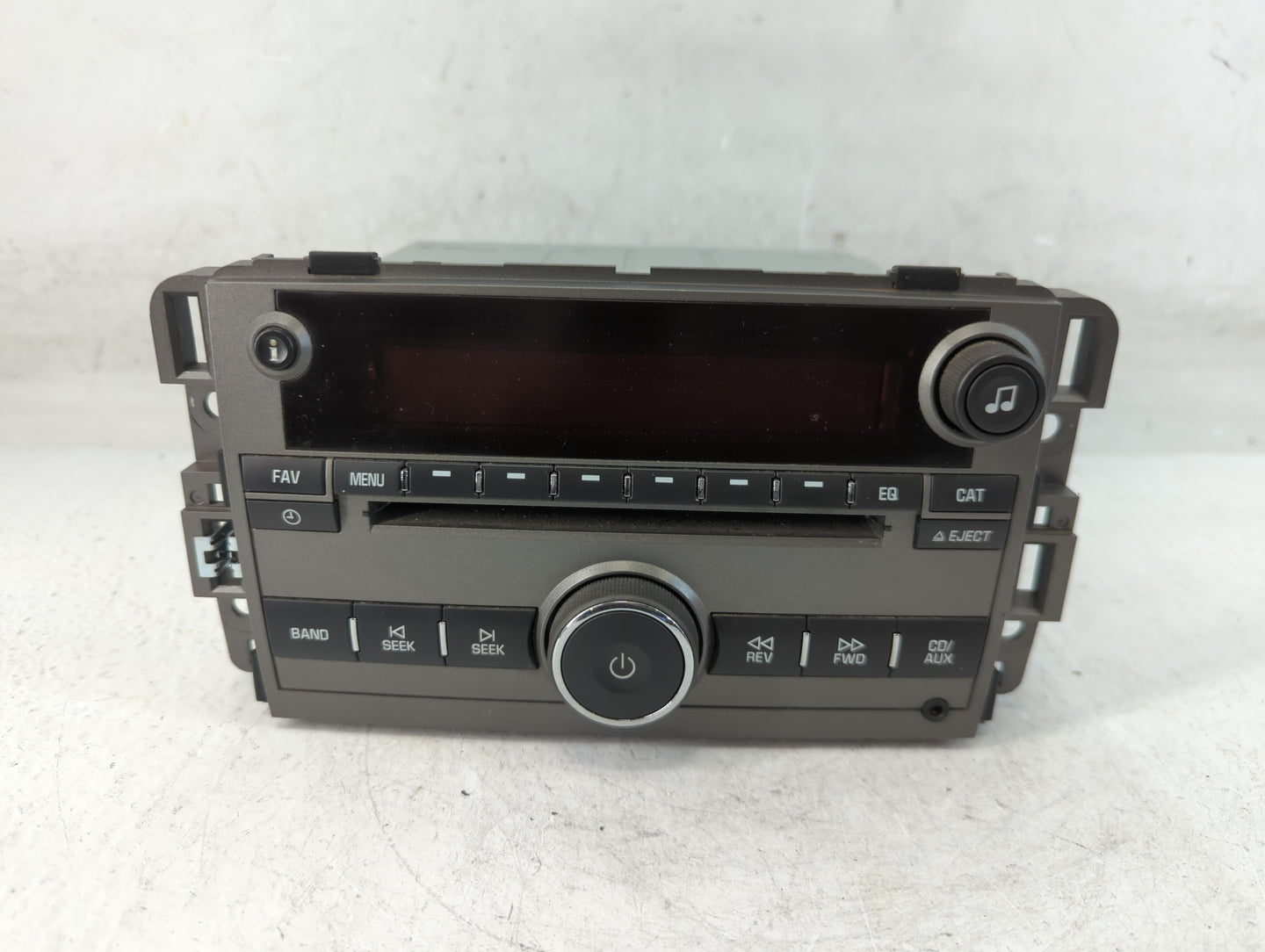 2008 Saturn Vue Radio AM FM Cd Player Receiver Replacement P/N:25956992 Fits OEM Used Auto Parts - Oemusedautoparts1.com