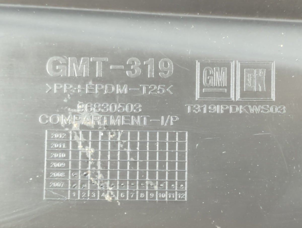 2008 Saturn Vue Passenger Glove Box Door Storage Compartment 904733 - Oemusedautoparts1.com