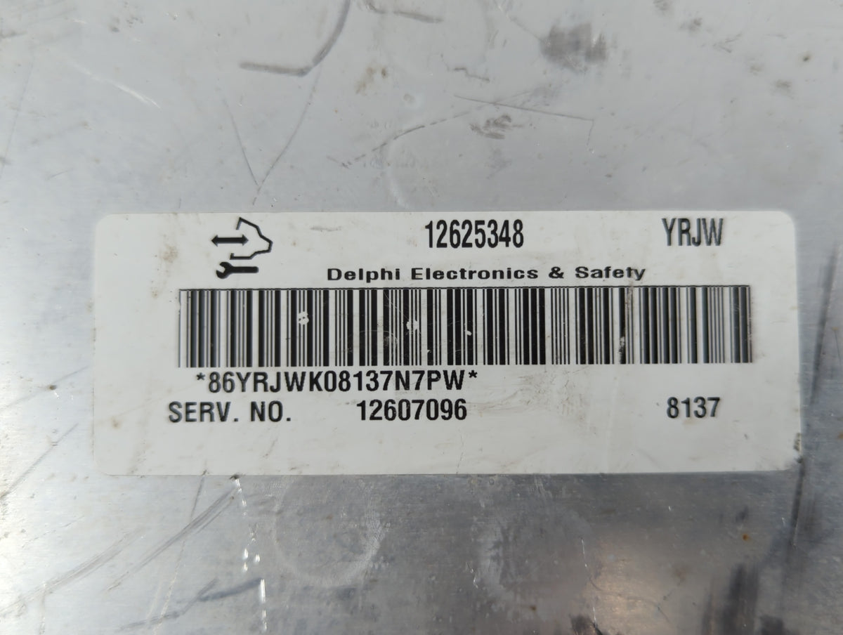 2008 Saturn Vue PCM Engine Control Computer ECU ECM PCU OEM P/N:12625348 12607096 Fits OEM Used Auto Parts - Oemusedautopart