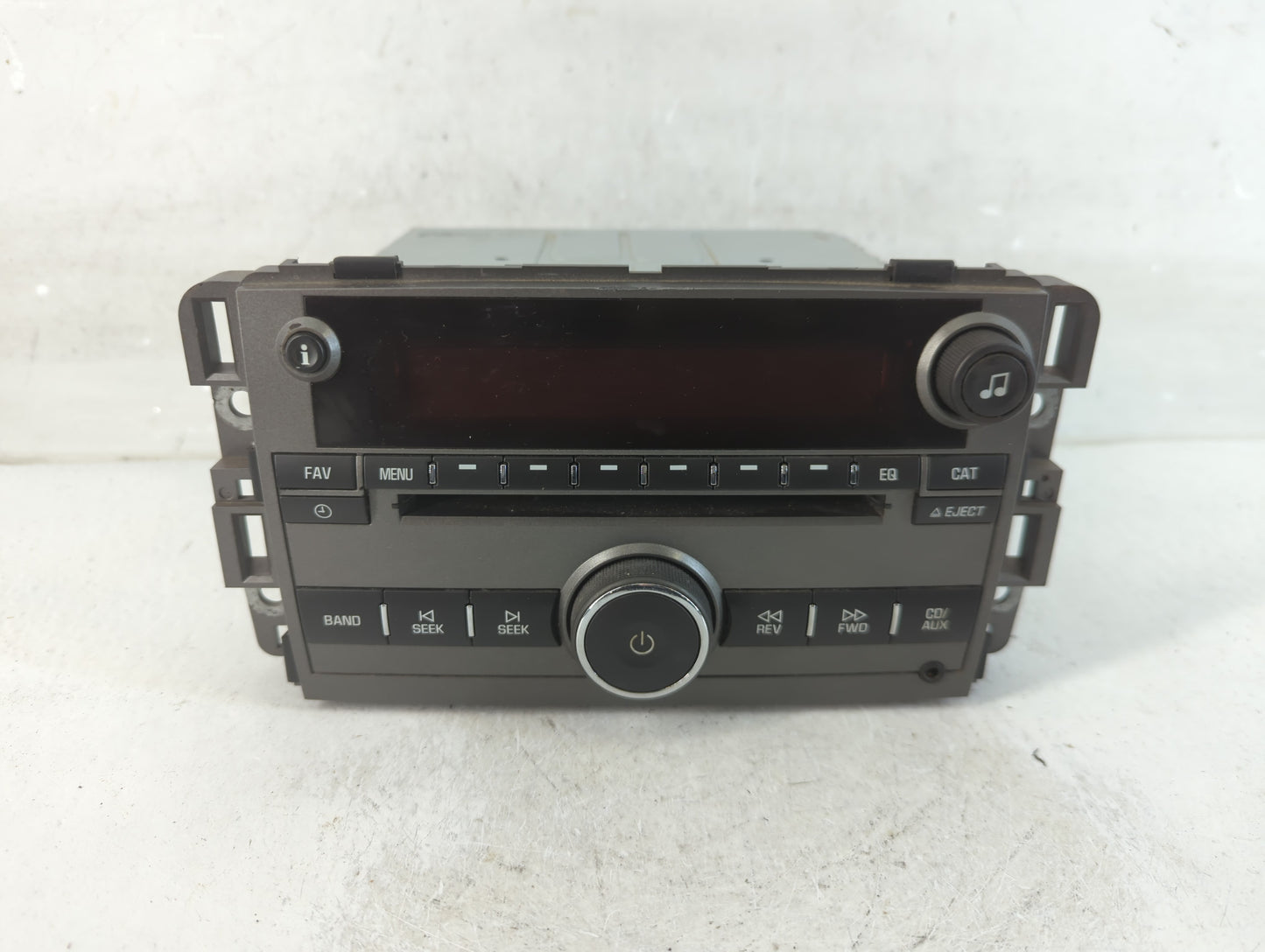 2008-2009 Saturn Vue Radio AM FM Cd Player Receiver Replacement Fits Fits 2008 2009 OEM Used Auto Parts - Oemusedautoparts1.