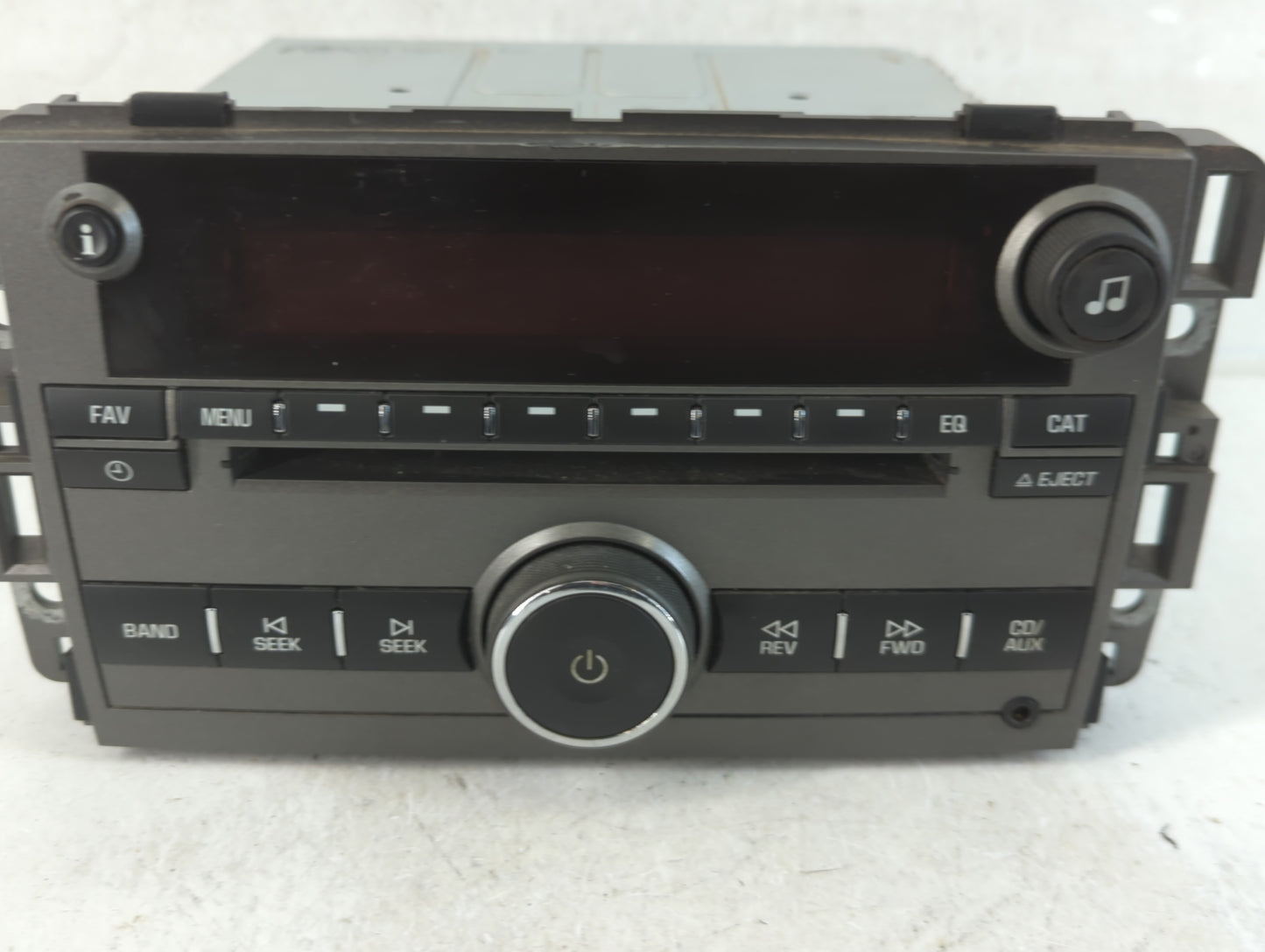2008-2009 Saturn Vue Radio AM FM Cd Player Receiver Replacement Fits Fits 2008 2009 OEM Used Auto Parts - Oemusedautoparts1.