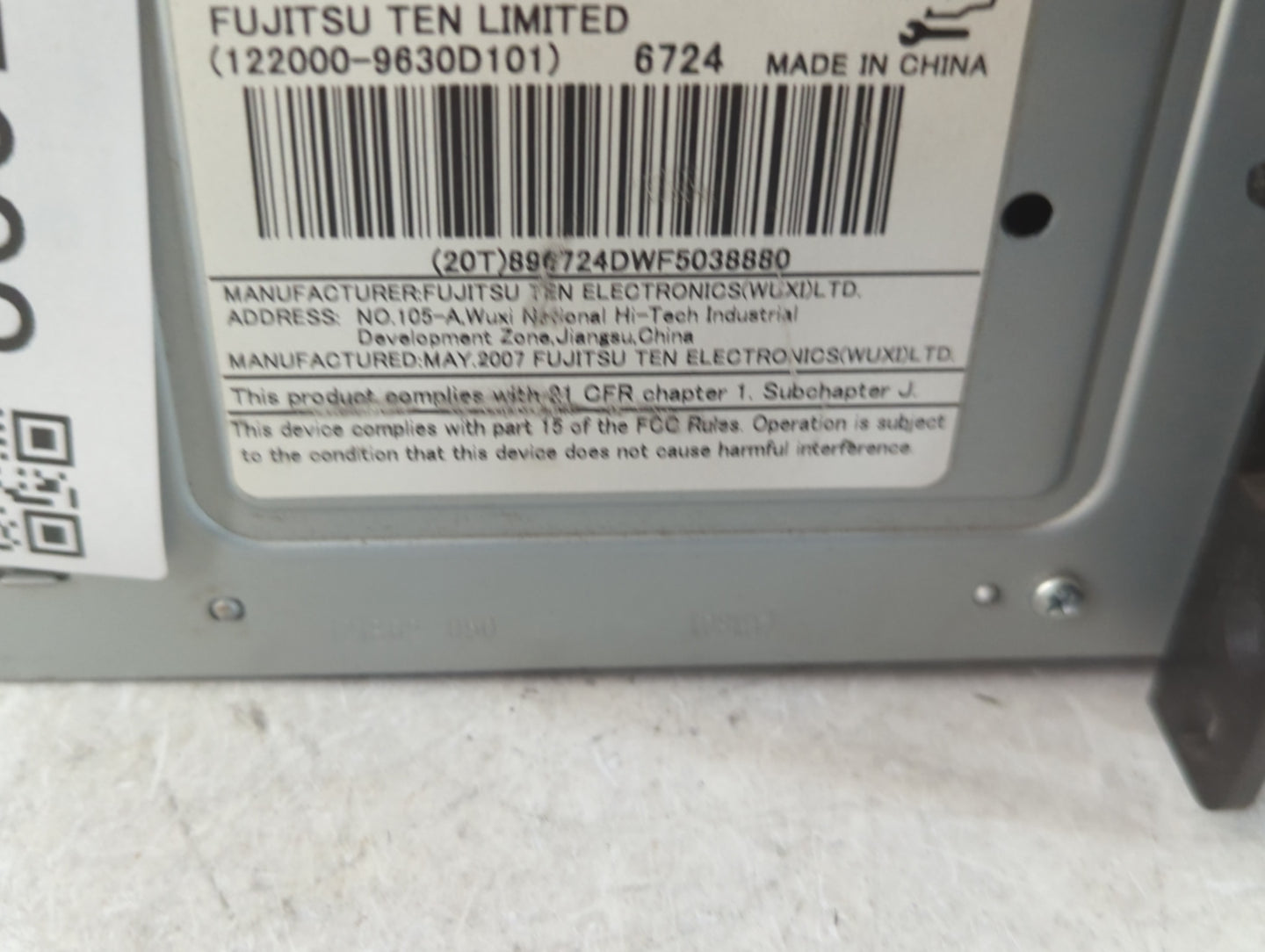 2008-2009 Saturn Vue Radio AM FM Cd Player Receiver Replacement Fits Fits 2008 2009 OEM Used Auto Parts - Oemusedautoparts1.