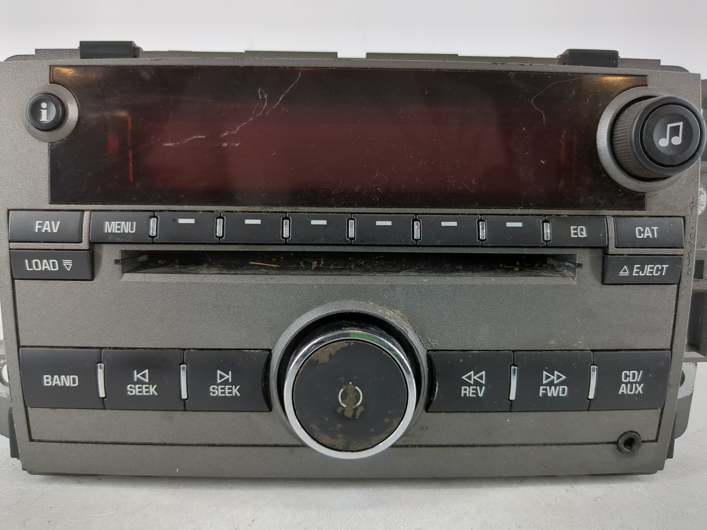 2008 Saturn Vue Radio AM FM Cd Player Receiver Replacement P/N:25866725 Fits OEM Used Auto Parts - Oemusedautoparts1.com