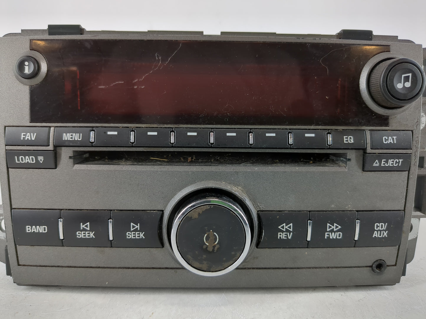 2008 Saturn Vue Radio AM FM Cd Player Receiver Replacement P/N:25866725 Fits OEM Used Auto Parts - Oemusedautoparts1.com