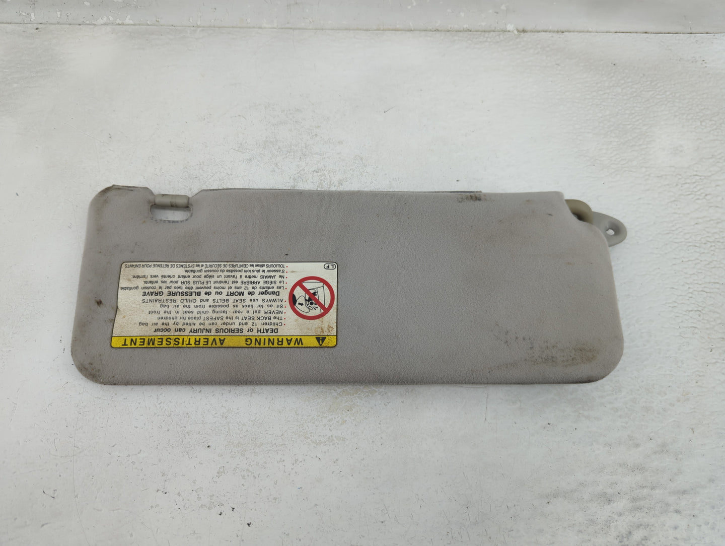 2007-2010 Scion Tc Sun Visor Shade Replacement Driver Left Mirror Fits Fits 2007 2008 2009 2010 OEM Used Auto Parts - Oemuse