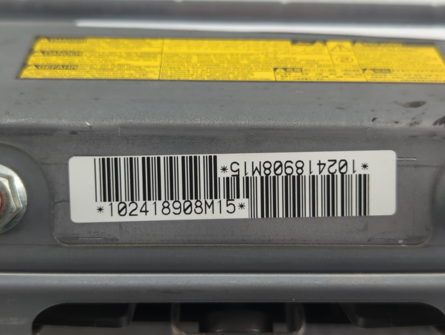 2005-2010 Scion Tc Air Bag Driver Left Steering Wheel Mounted P/N:102418908M15 Fits Fits 2005 2006 2007 2008 2009 2010 OEM U