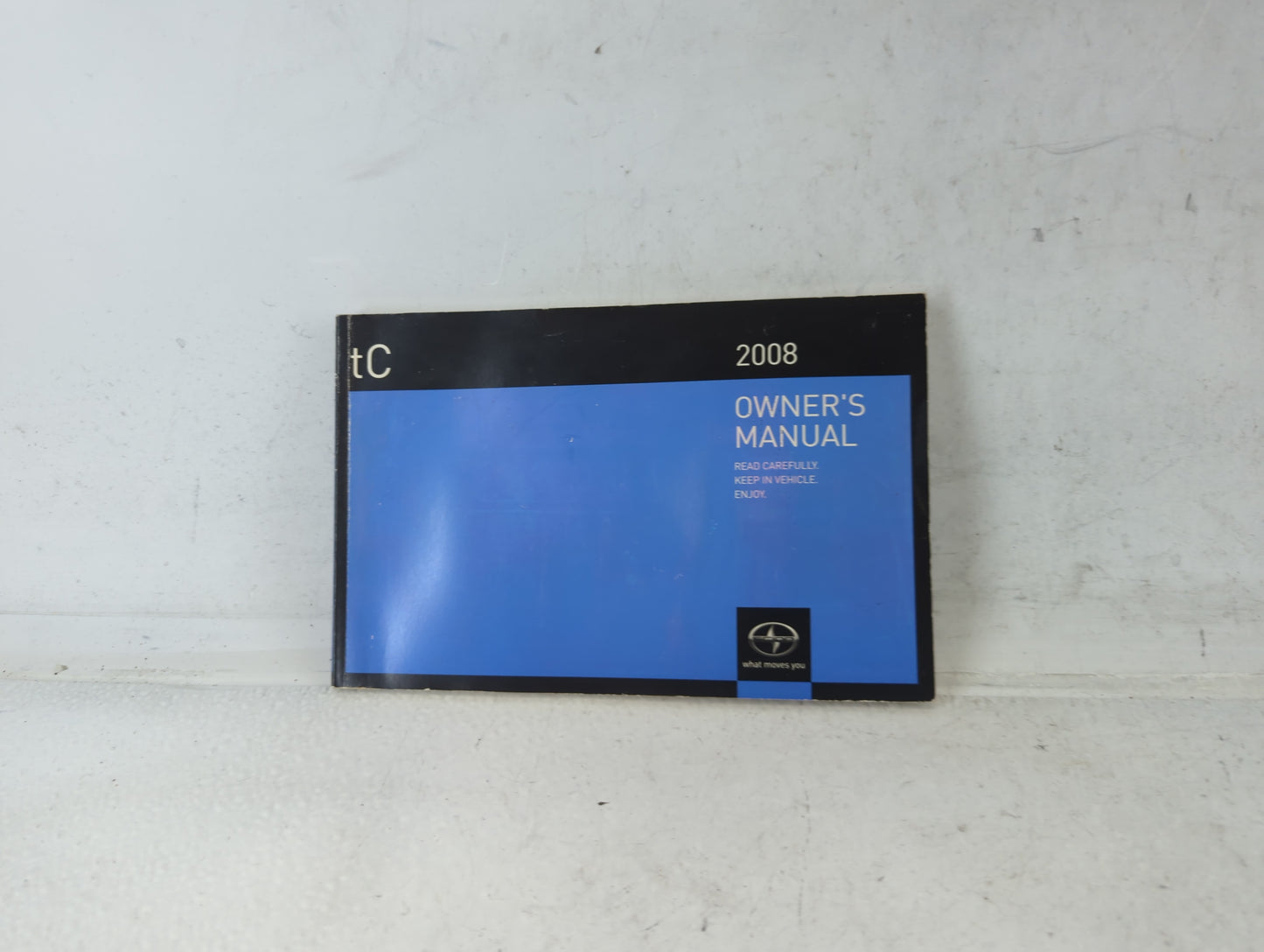 2008 Scion Tc Owners Manual Book Guide P/N:01999-21026 OEM Used Auto Parts - Oemusedautoparts1.com