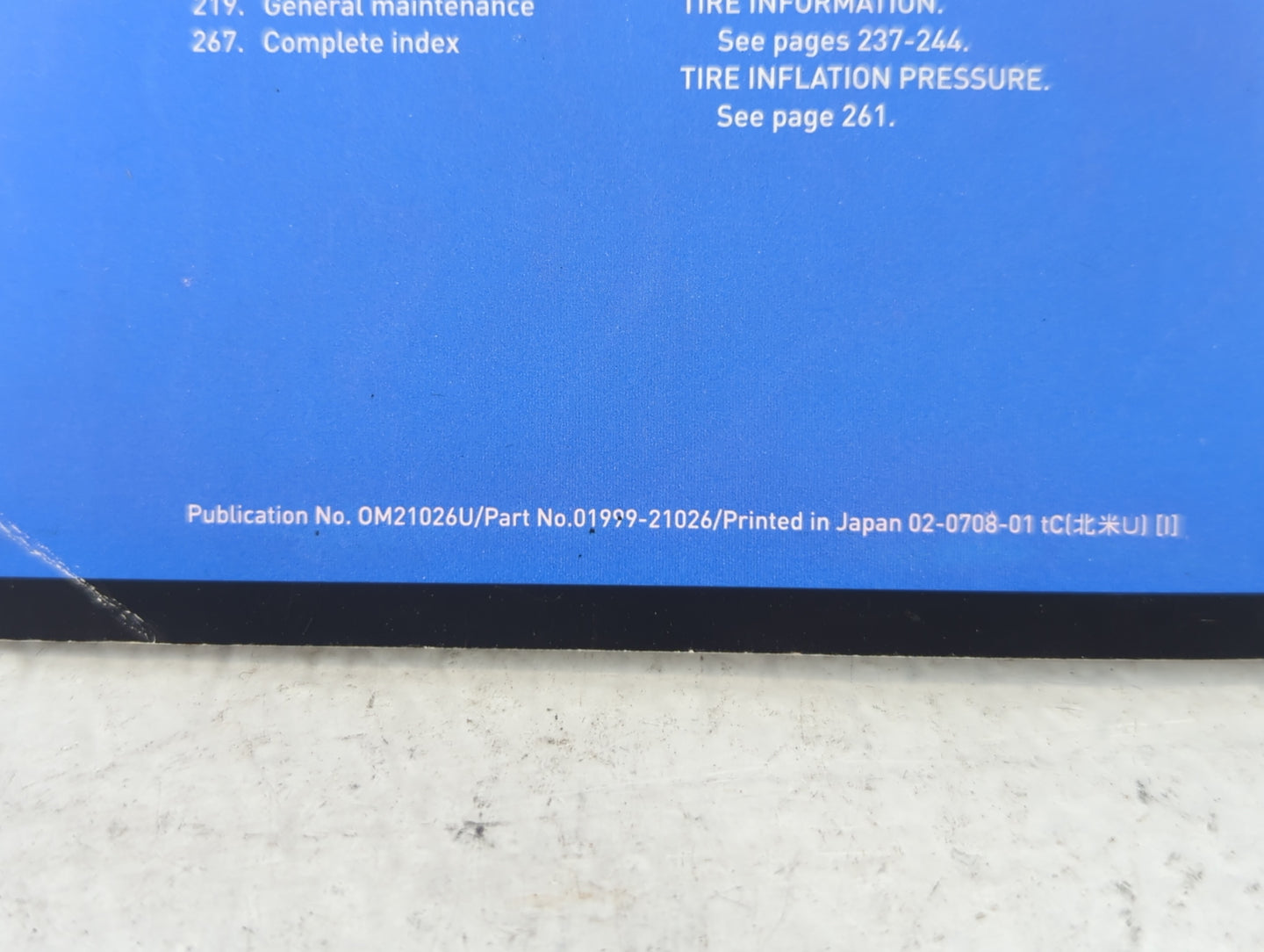2008 Scion Tc Owners Manual Book Guide P/N:01999-21026 OEM Used Auto Parts - Oemusedautoparts1.com