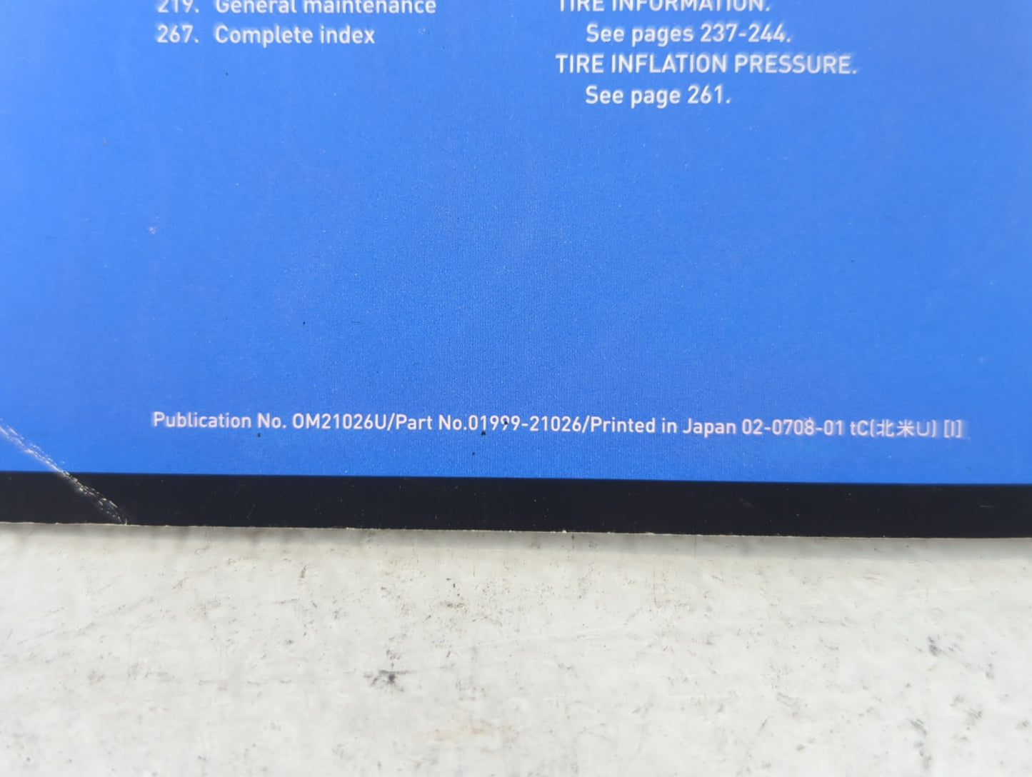 2008 Scion Tc Owners Manual Book Guide P/N:01999-21026 OEM Used Auto Parts - Oemusedautoparts1.com