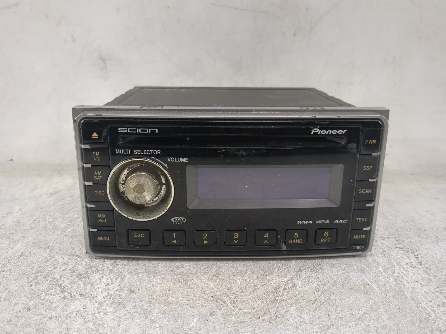 2008-2014 Scion Xb Radio AM FM Cd Player Receiver Replacement P/N:PT546-00081 DEH-M8127ZT Fits OEM Used Auto Parts - Oemused
