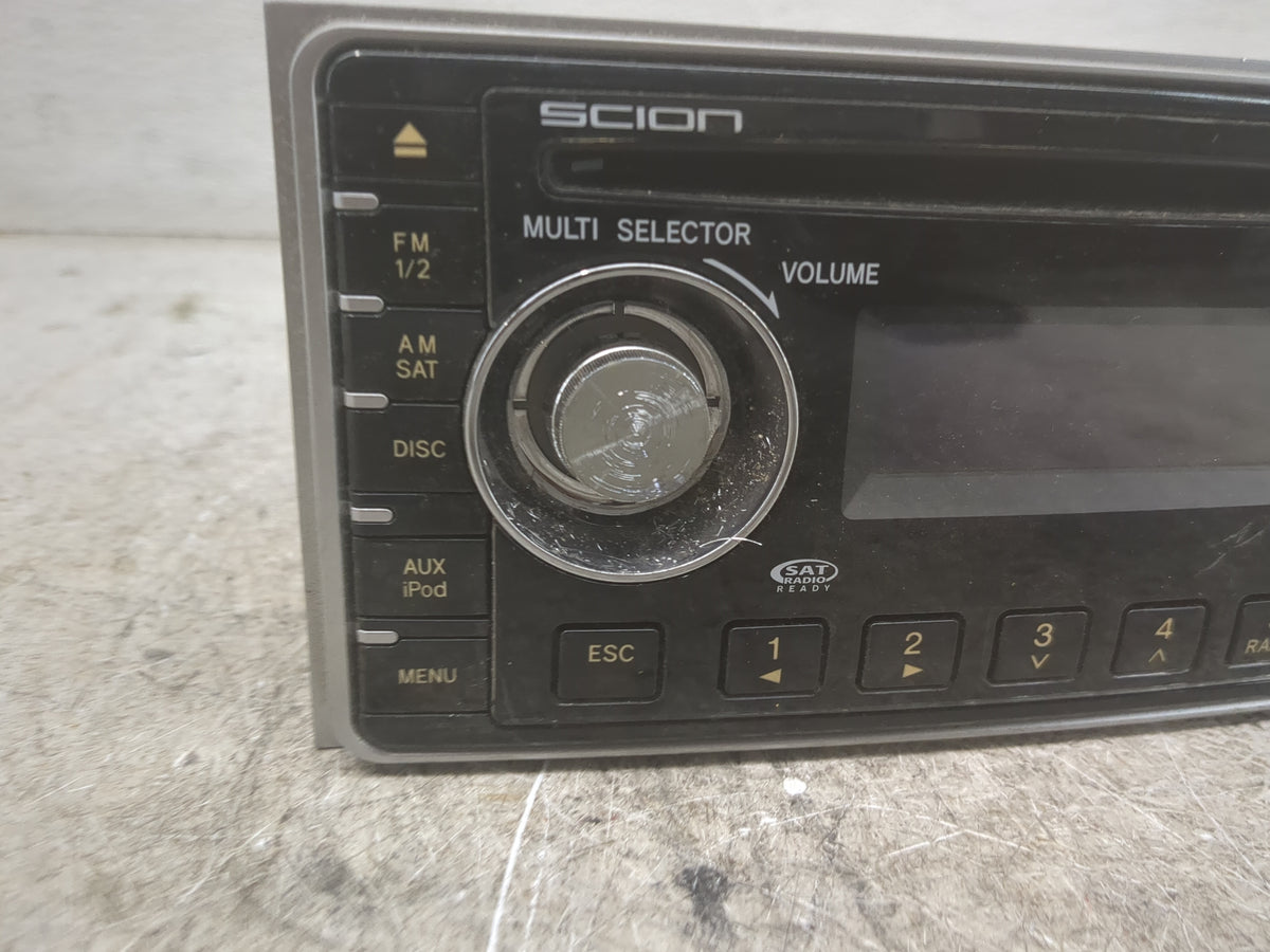 2008-2014 Scion Xb Radio AM FM Cd Player Receiver Replacement P/N:PT546-00081 DEH-M8127ZT Fits OEM Used Auto Parts - Oemused
