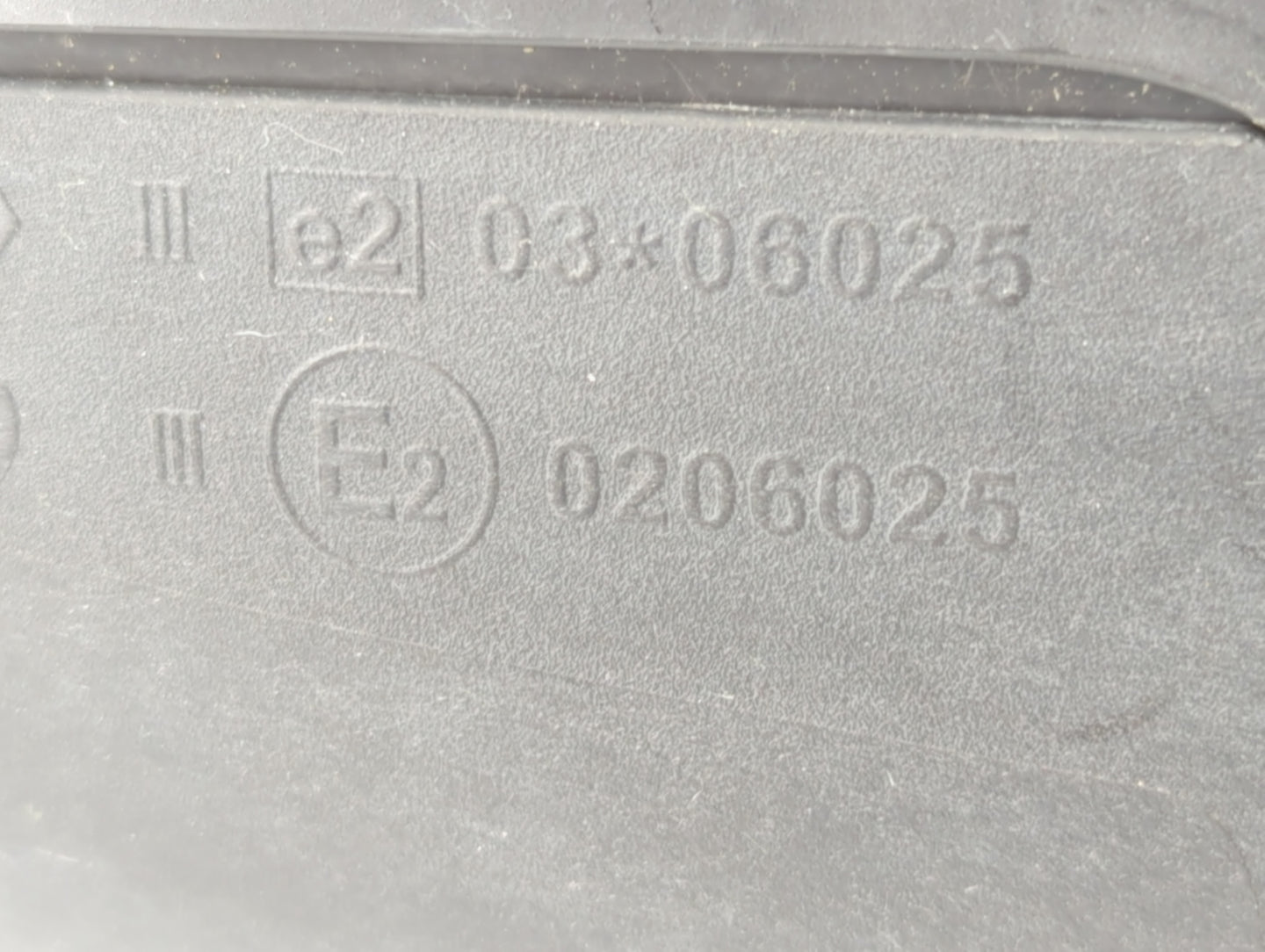 Smart Smart Driver Left Side View Manual Door Mirror Silver - Oemusedautoparts1.com