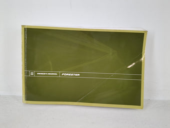 compare product 2008 Subaru Forester Owners Manual Book Guide P/N:MSA5M0803A OEM Used Auto Parts